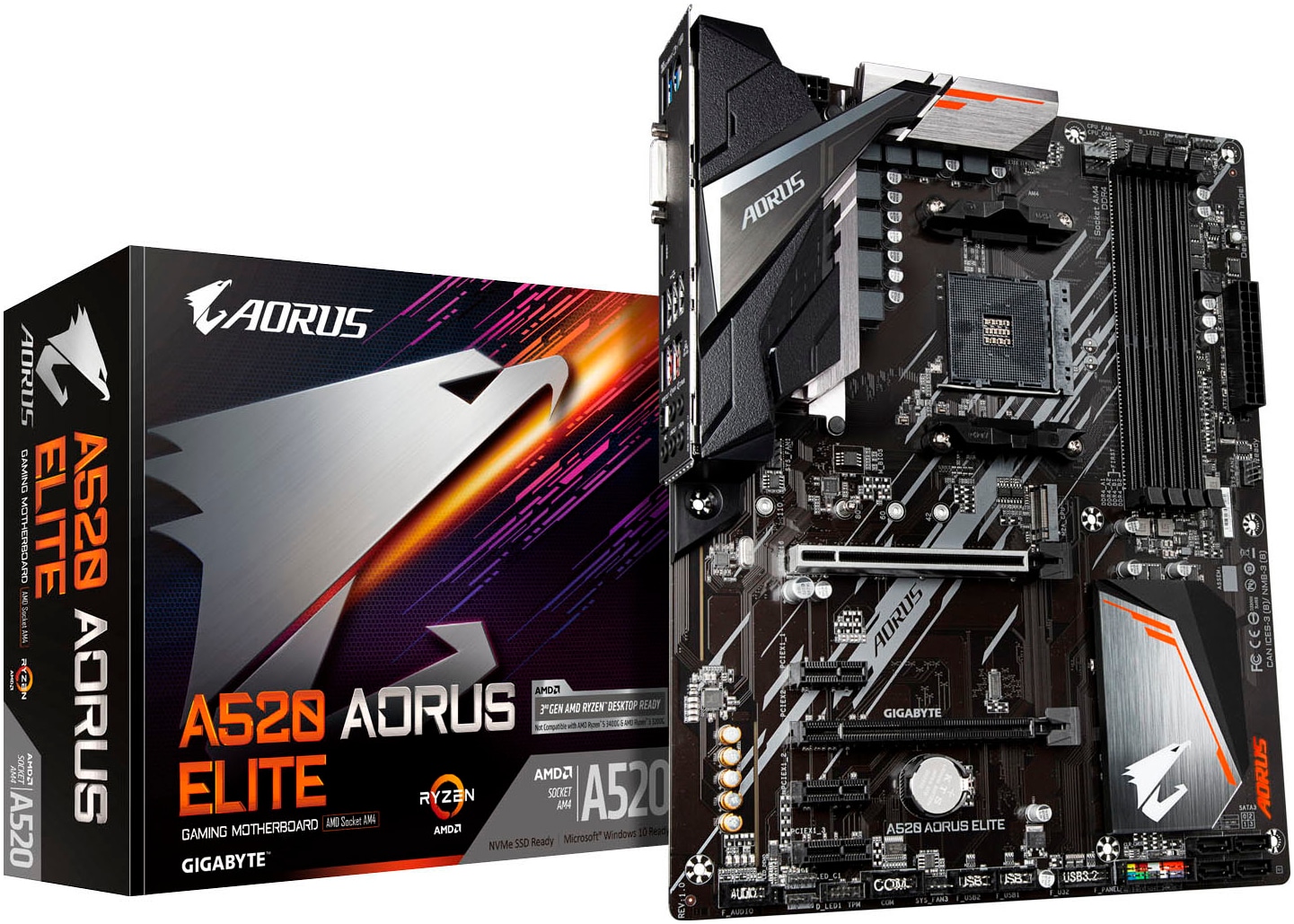 Gigabyte Mainboard »A520 AORUS ELITE«