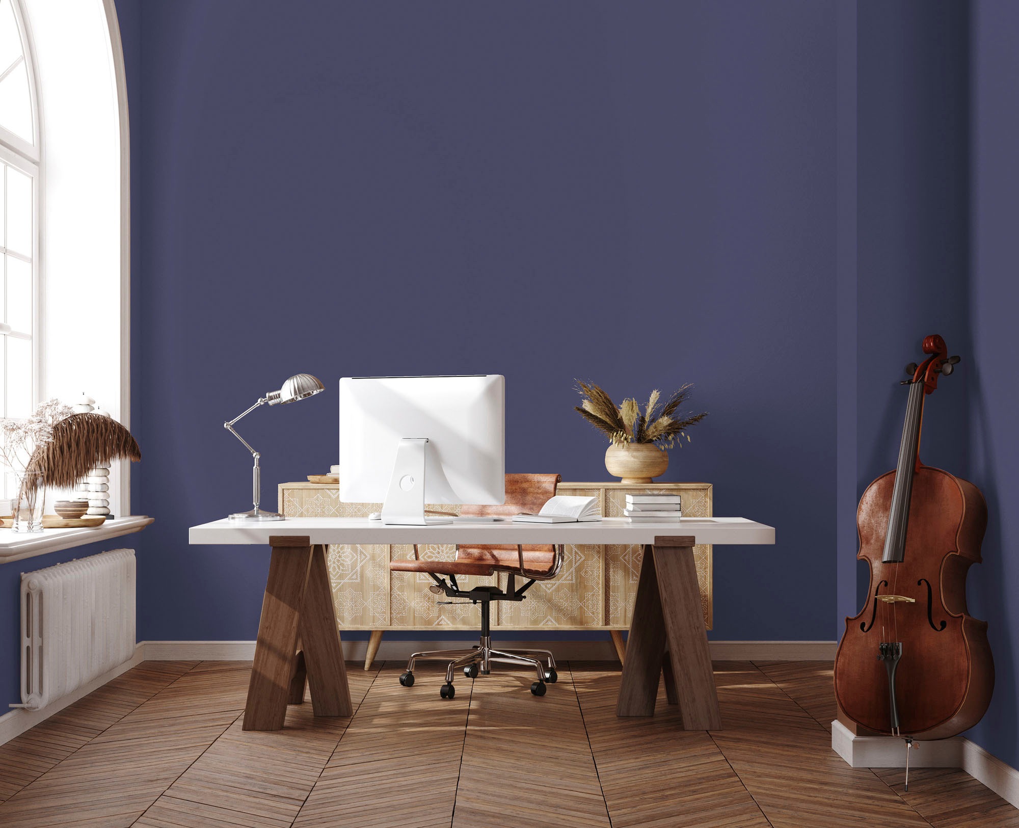 A.S. Création Wandfarbe »Premium Innenwandfarbe PURO Tuchmatt simple mauve« ideal für Wohnzimmer, Schlafzimmer, Flur und Küche, Farbwelt Violett