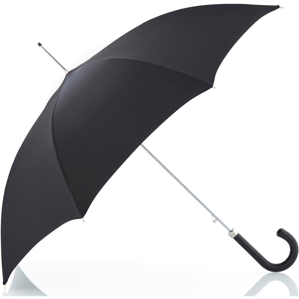 doppler MANUFAKTUR Stockregenschirm »Oxford Uni, schwarz«