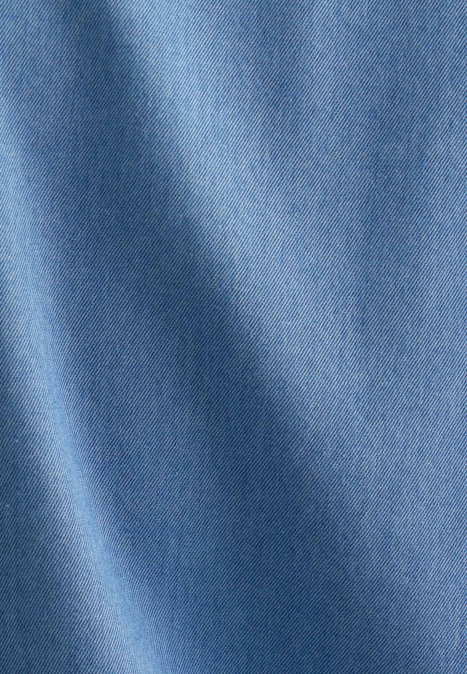 seidenstickerJeanshemd, Regular Kentkragen Denim