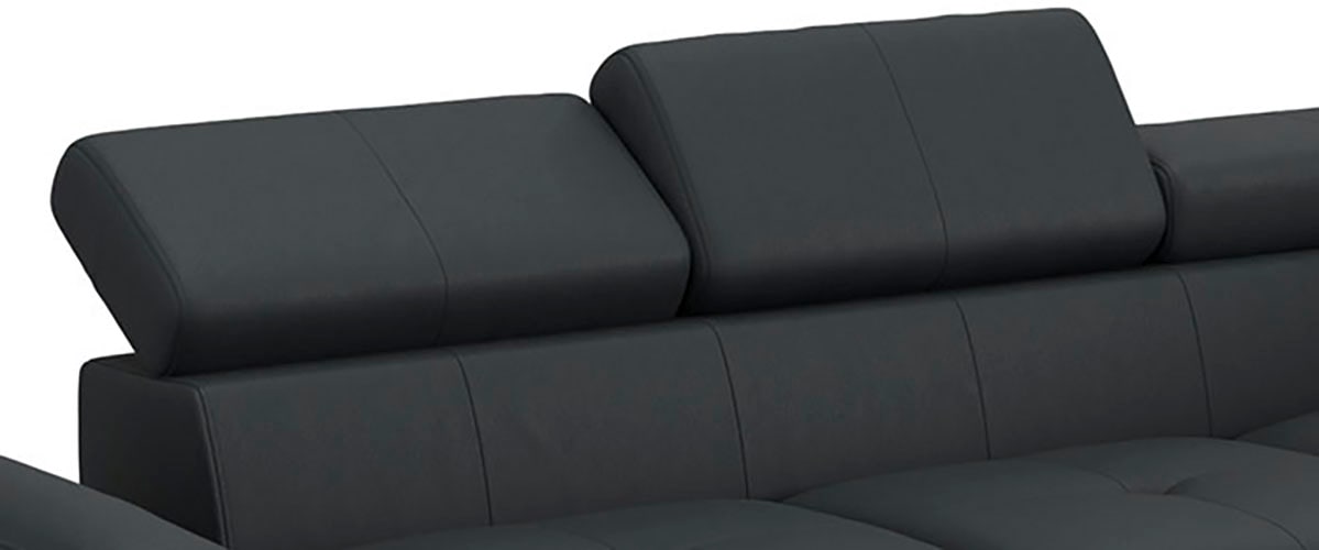 COTTA Ecksofa »Enterprise L-Form«, mit Arm- & Kopfteilverstellung, wahlweise mit Bettfunktion