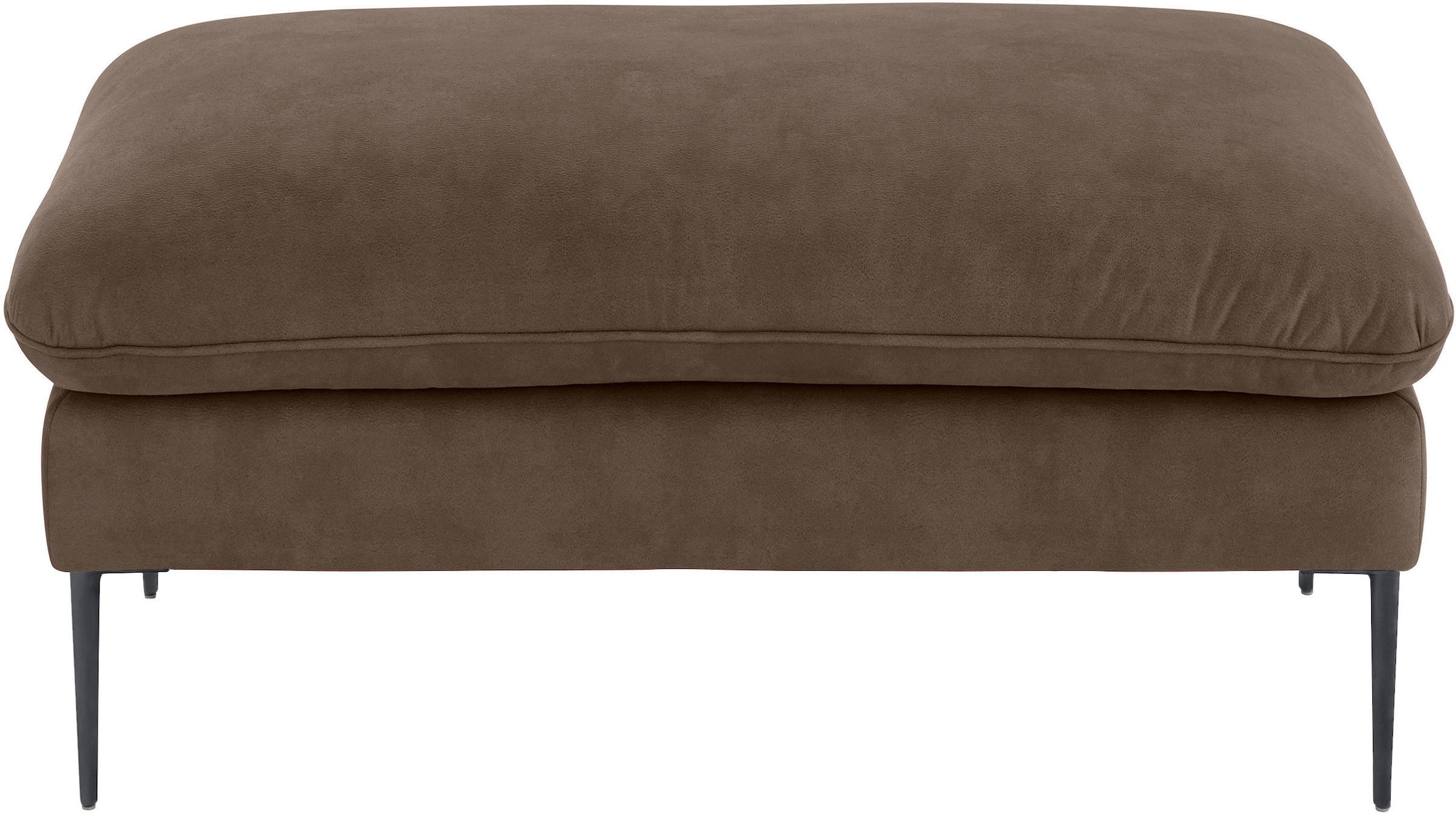 W.SCHILLIG Hocker »enjoy&MORE«, Füße schwarz pulverbeschichtet, Breite 106 cm