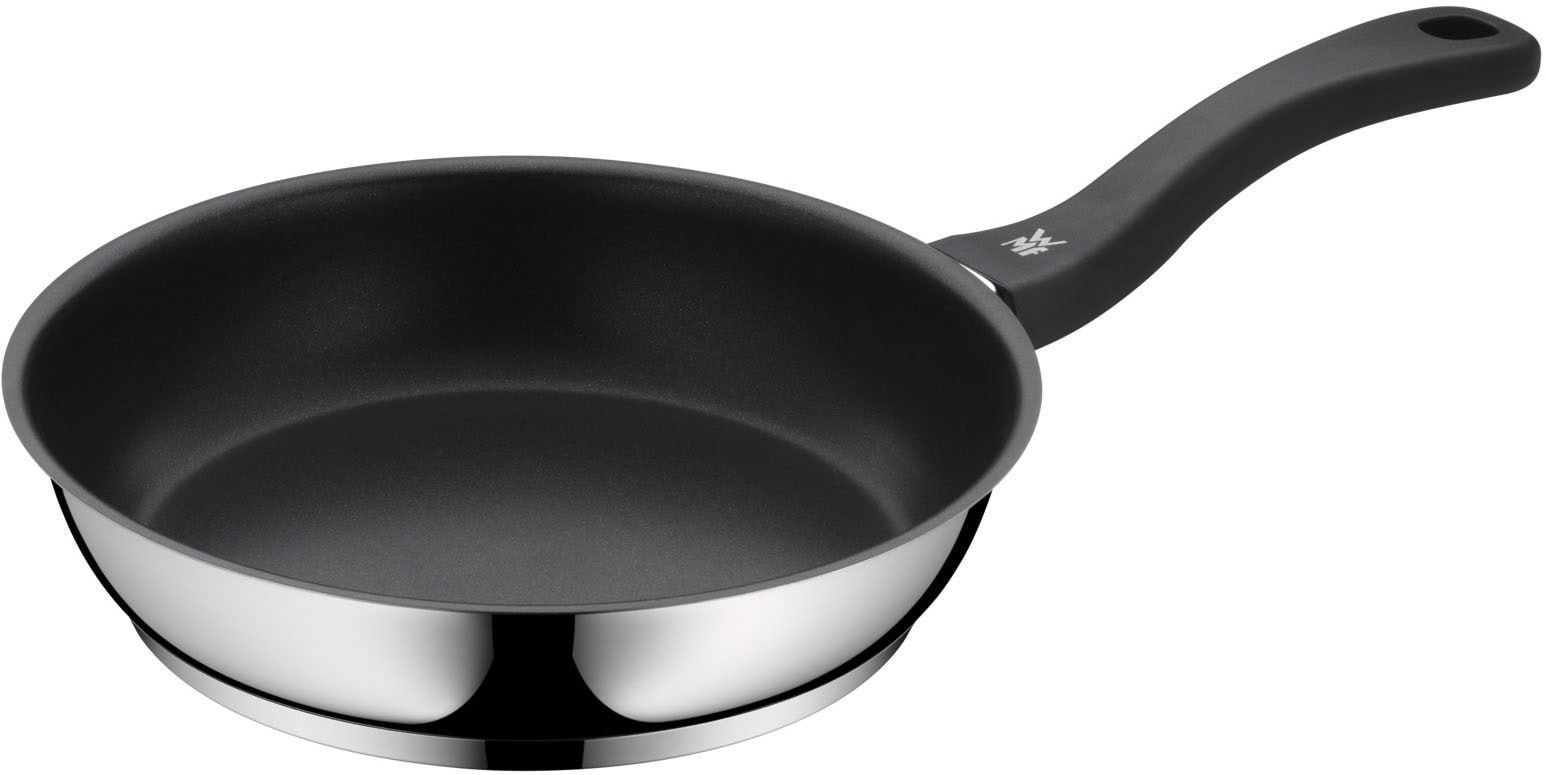 WMF Pfannen-Set »Devil, Bratpfannen Induktion, leistungsstarke Antihaftversiegelung« Cromargan® Edelstahl Rostfrei 18/10 Set, 3x Pfannen Ø 20/24/28 cm, 3 Stk. tlg. für alle Herdarten geeignet, ergonomischer Kunststoffgriff
