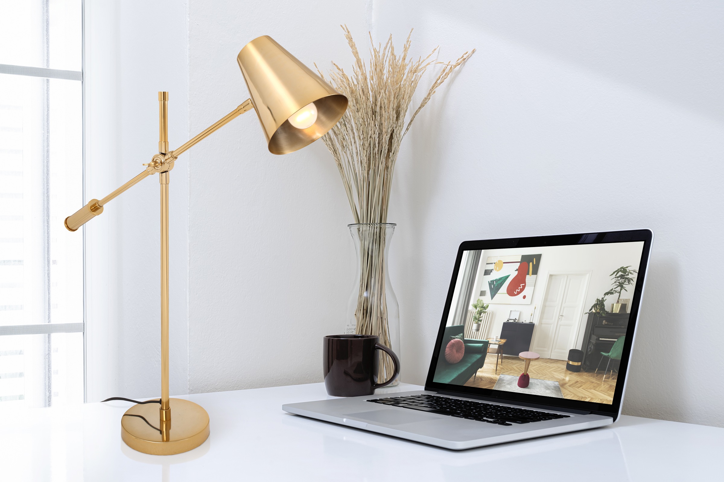 Kayoom Schreibtischlampe »Celeste 525«, für Leuchtmittel 1 x E27   ohne Leu günstig online kaufen