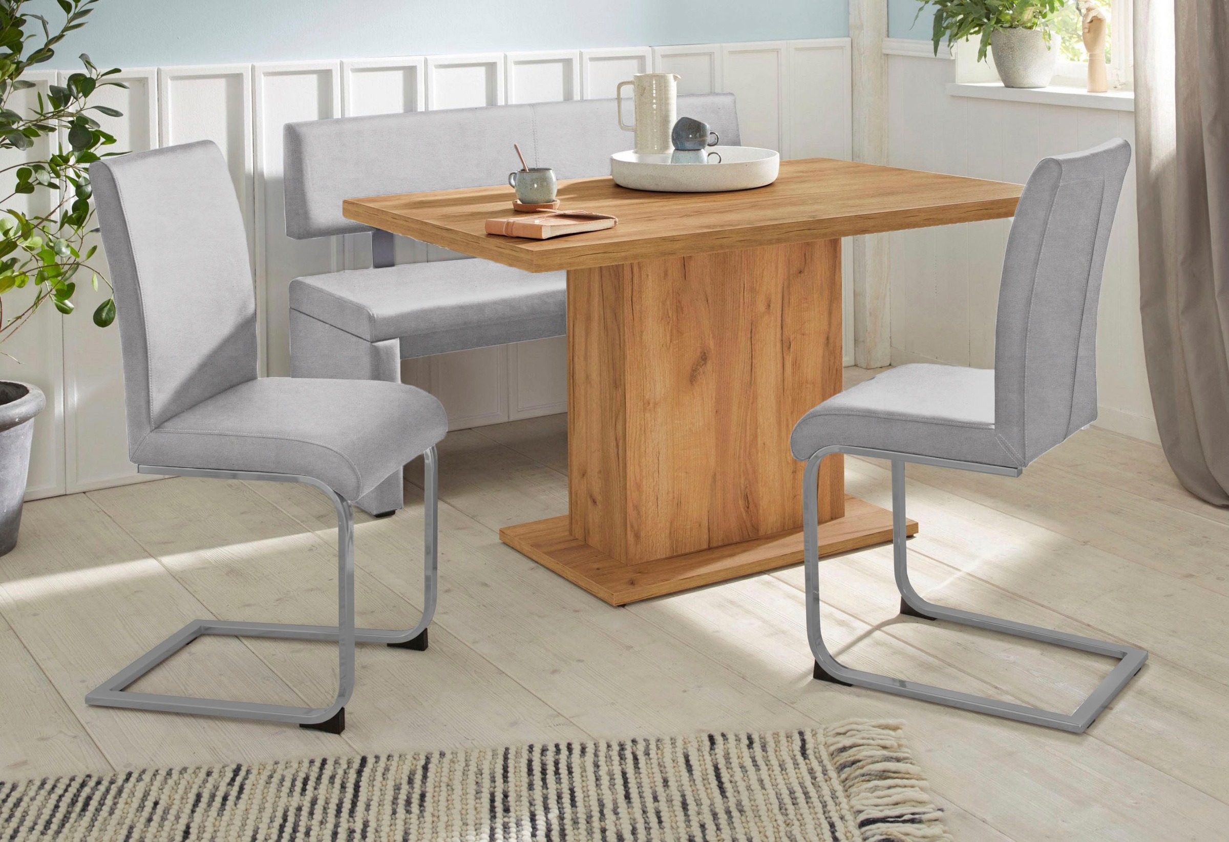 Home affaire Sitzbank "Charissa" mit Lehne, Breite 140, 160 oder 180 cm günstig online kaufen