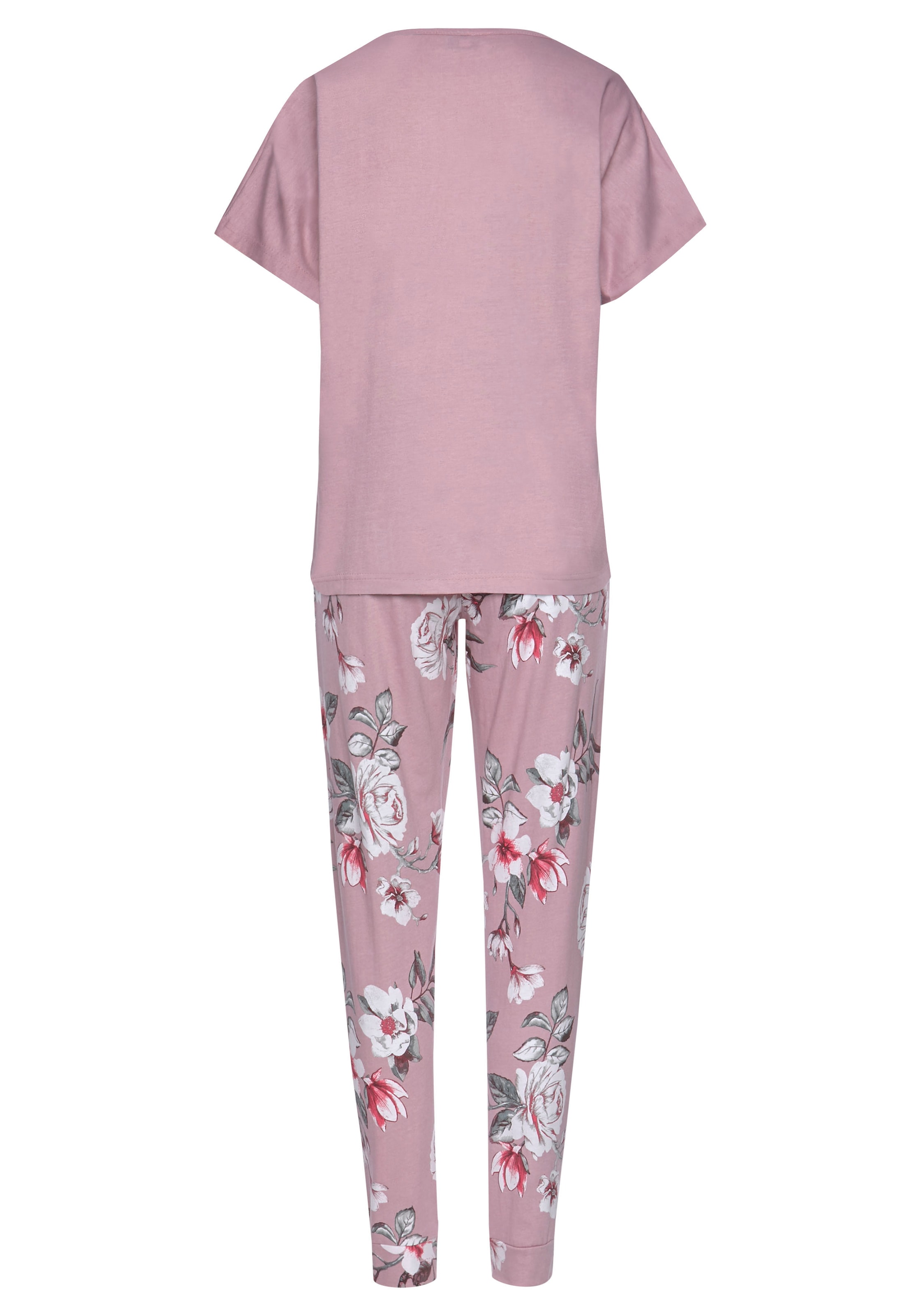 Vivance Dreams Pyjama, online kaufen Blumendruck mit Stück), (2