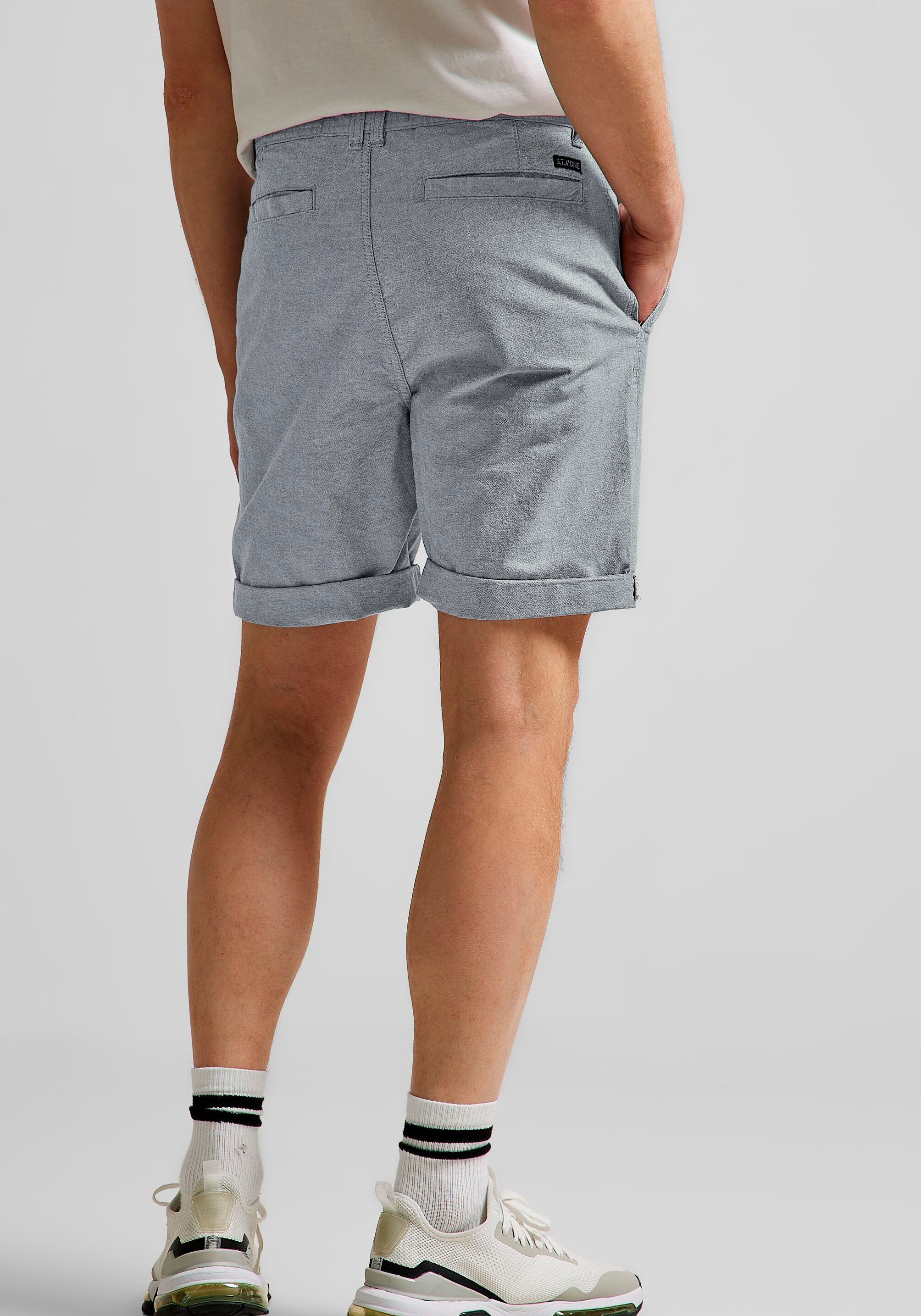 2. Bild von STREET ONE MEN Chinoshorts, mit umgeschlagenem Saum