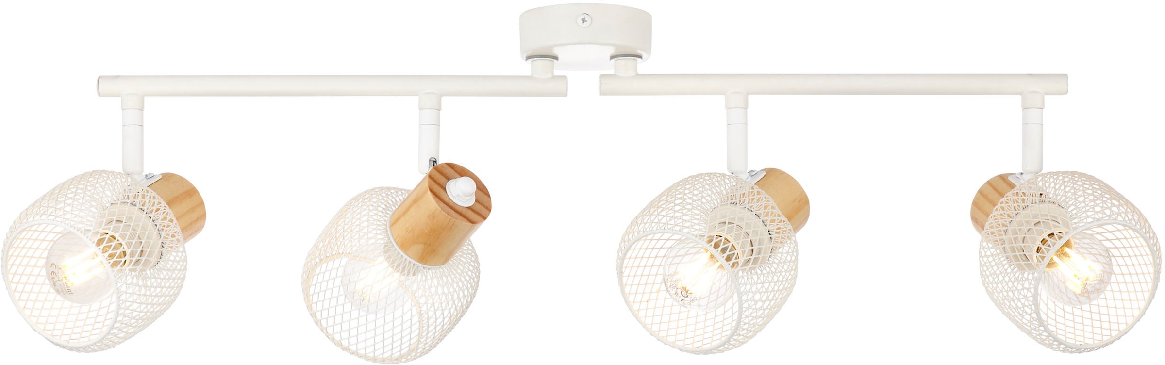 Brilliant Deckenstrahler »Giada« E14 1 Stk. 74 cm, 4 x E14, Köpfe schwenkba günstig online kaufen