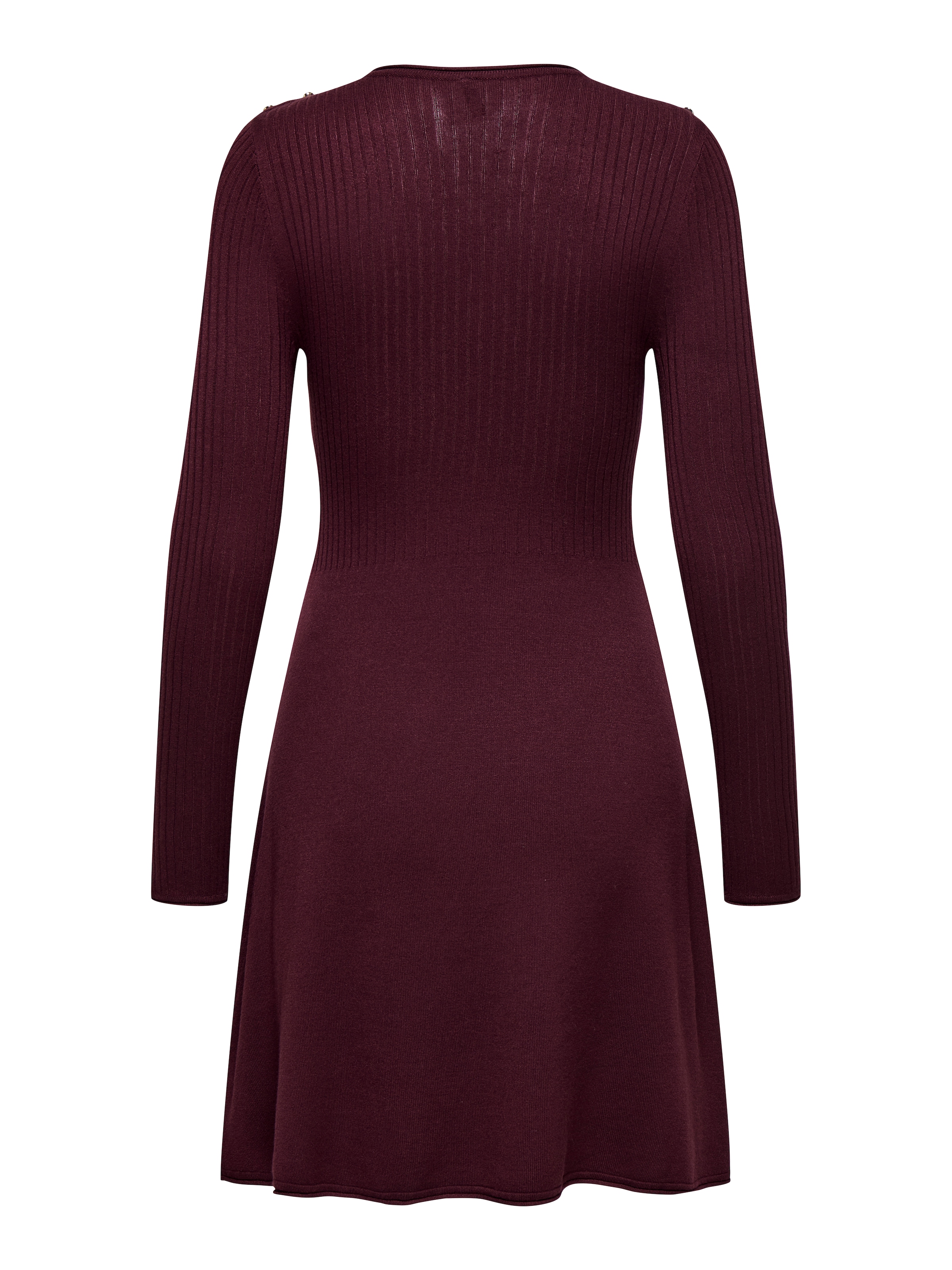 ONLY Midikleid »ONLMILA SL BUTTON O-NECK DRESS EX KNT«