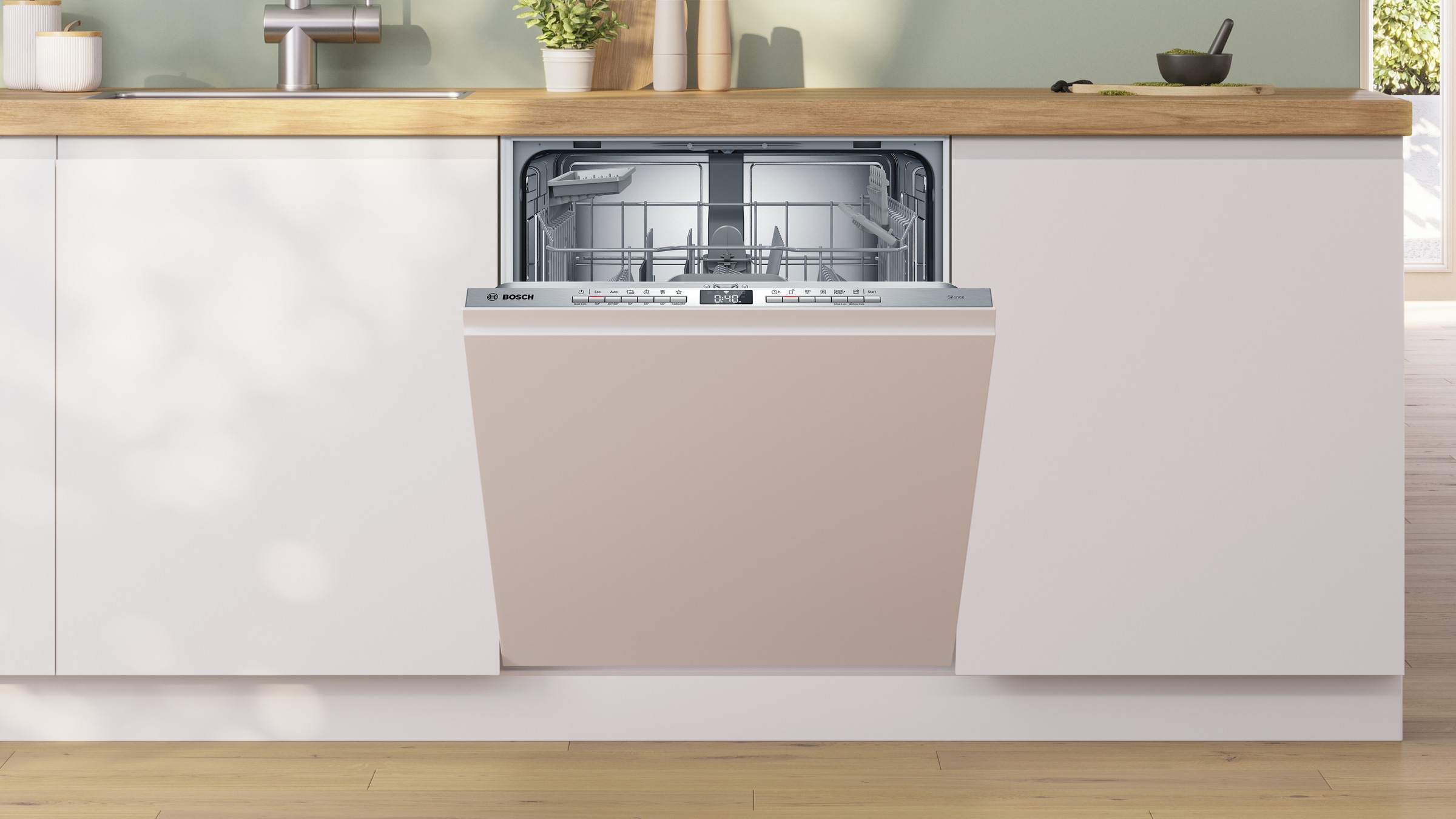 BOSCH vollintegrierbarer Geschirrspüler XXL, Serie 4 »SBV4HTX00E«, 13 Maßge günstig online kaufen