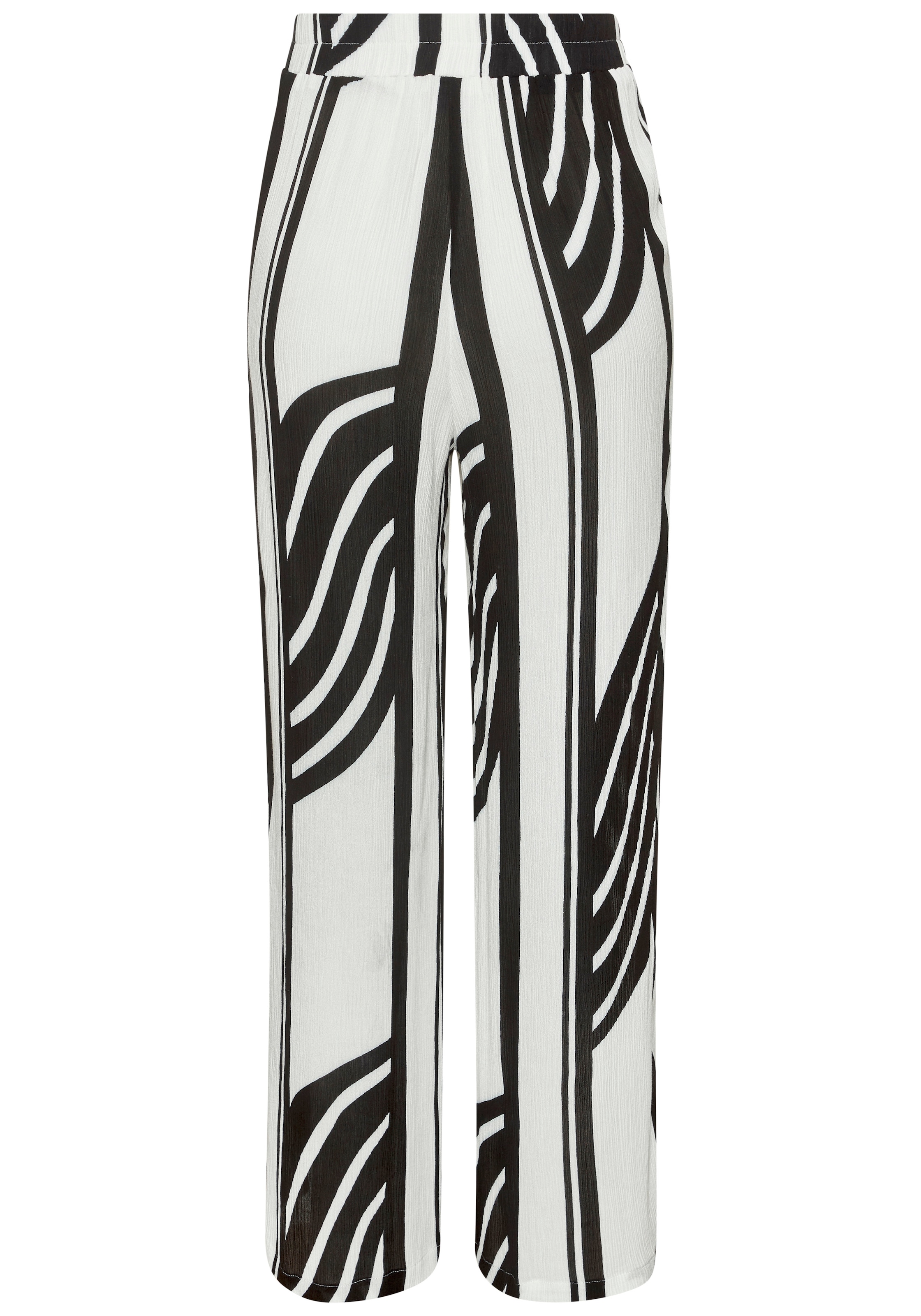 s.Oliver Palazzohose  aus Viskose-Crepe, luftige Sommerhose, Schlupfhose casual