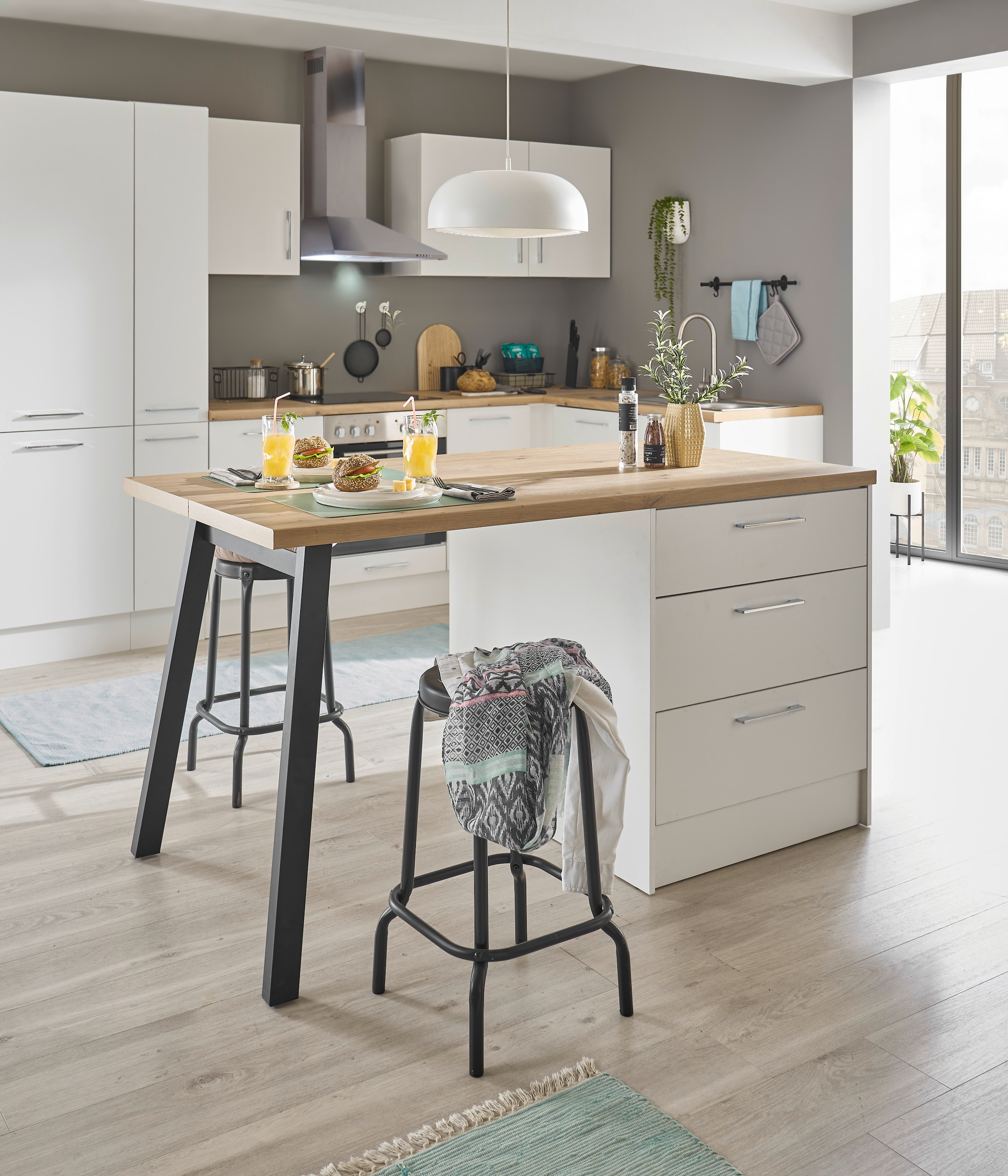 BASIC by Balculina Kücheninsel »Turin«, Breite 150cm