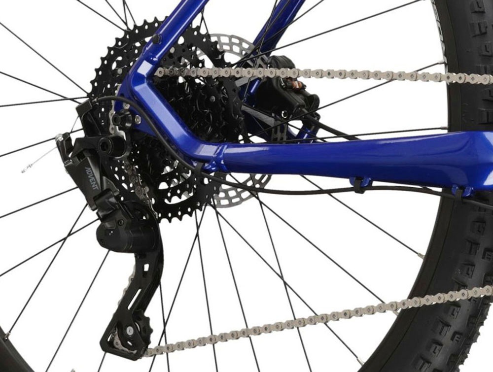 Kross E-Bike »E-MTB Hexagon Boost 5.0 29 Zoll blau«, 9 Gang, microSHIFT, ADVENT M6195, Mittelmotor 250 W, Pedelec, Elektrofahrrad für Damen und Herren