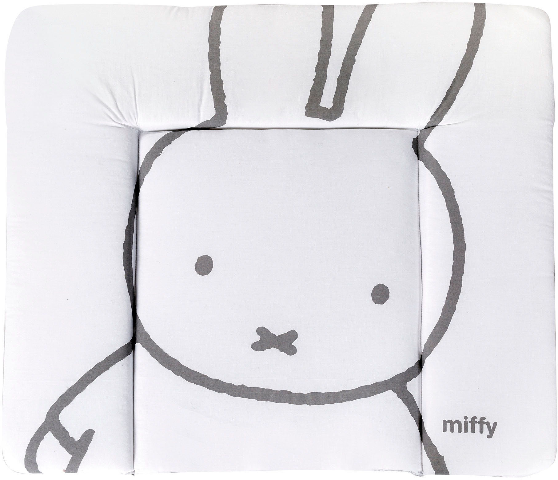 roba® Wickelauflage »miffy® Hase, weiß & grau, 85 x 75 cm«