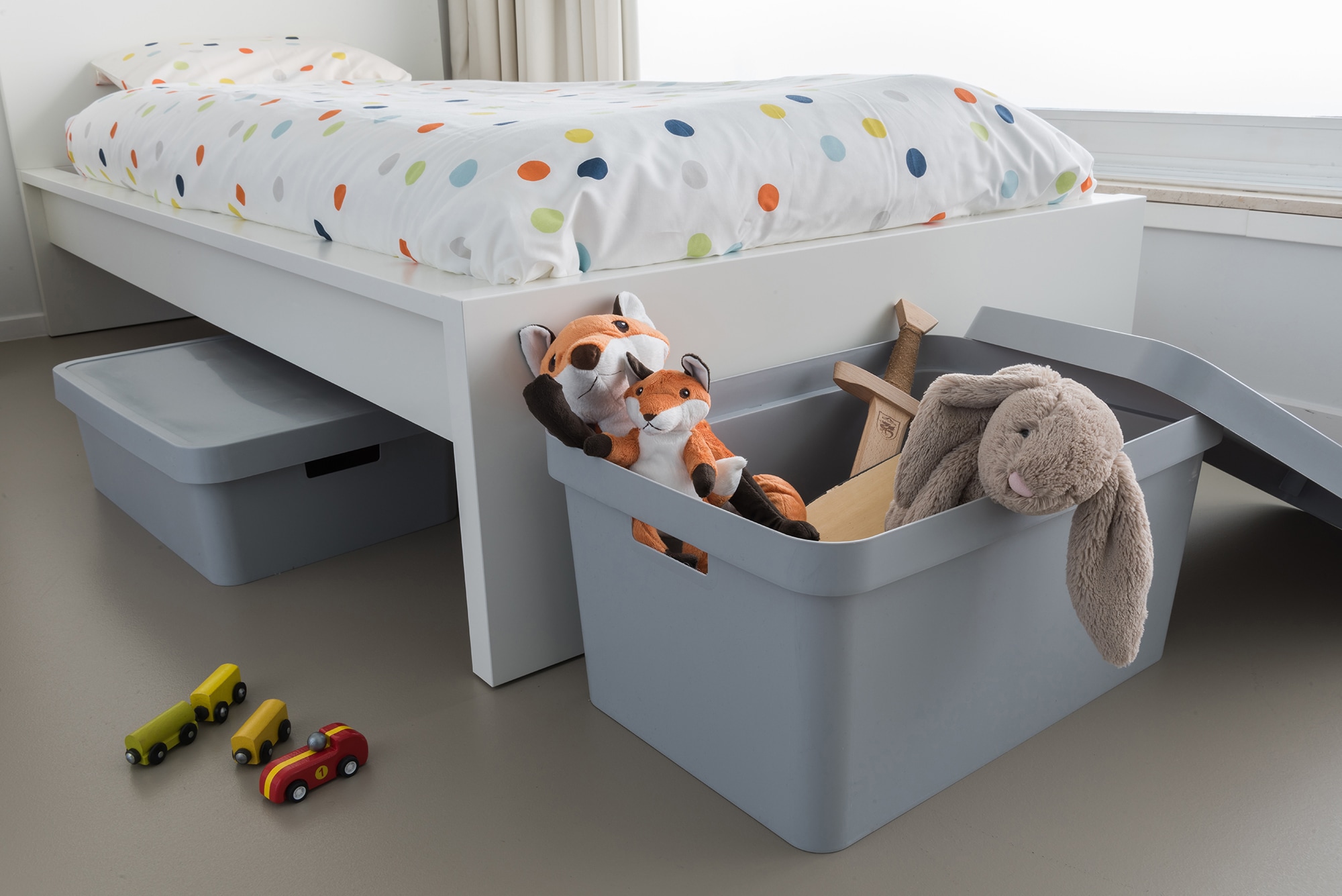 Curver Organizer »INFINITY«, (Set, 3 St.), Aufbewahrungsbox, stapelbar, je 45 Liter