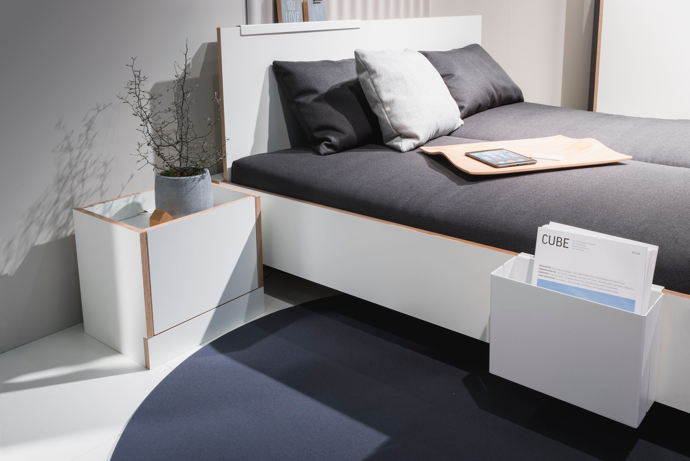 6. Bild von Müller SMALL LIVING Einzelbett »FLAI HIGH«, Überlänge Liegefläche 220 cm, Komfort Höhe 40 cm ohne Kopfteil