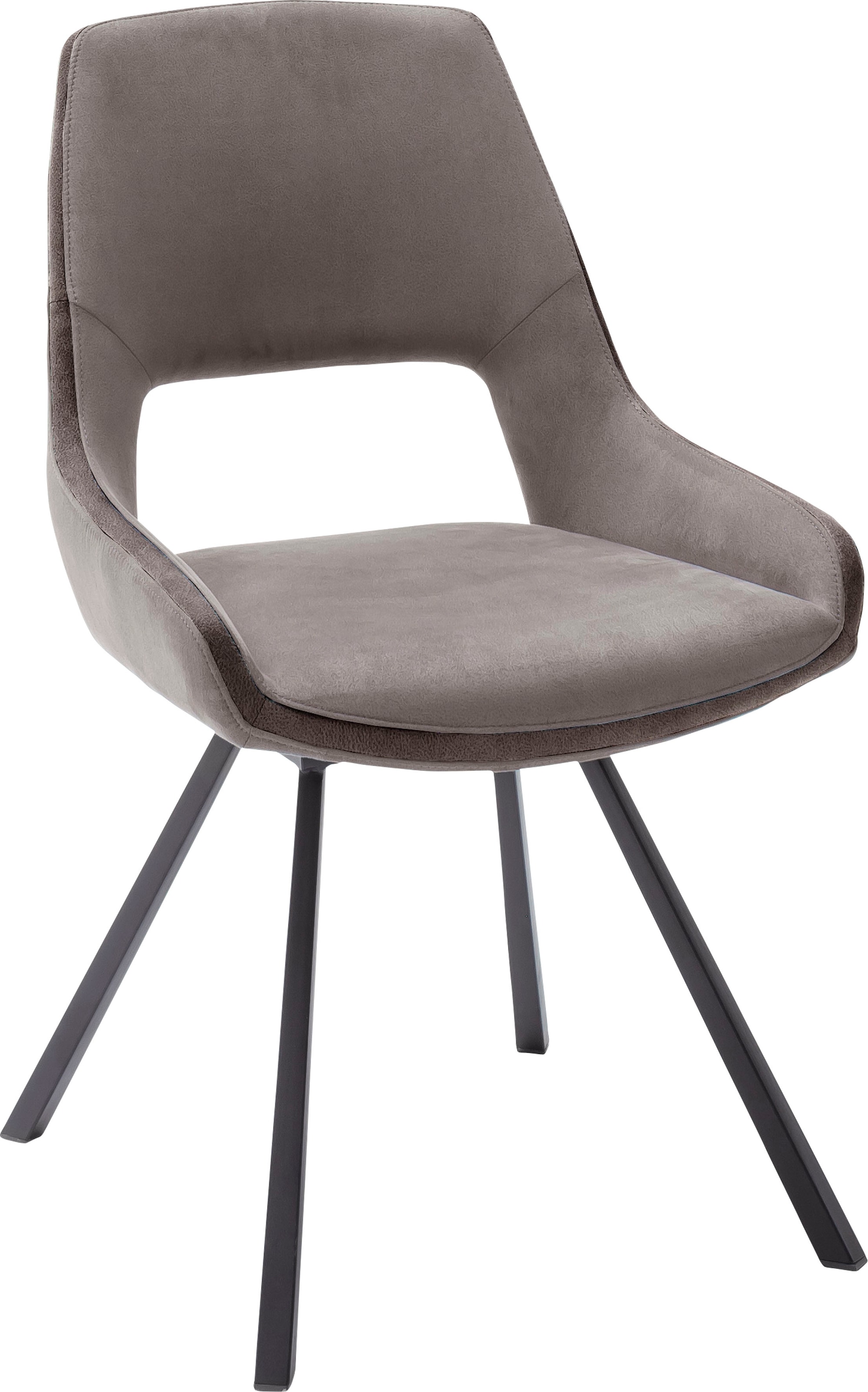MCA furniture Esszimmerstuhl »Bayonne«, (Set), 2 St., 2er Set, Stuhl 180°drehbar, belastbar bis 120 kg, Sitzhöhe ca. 50 cm