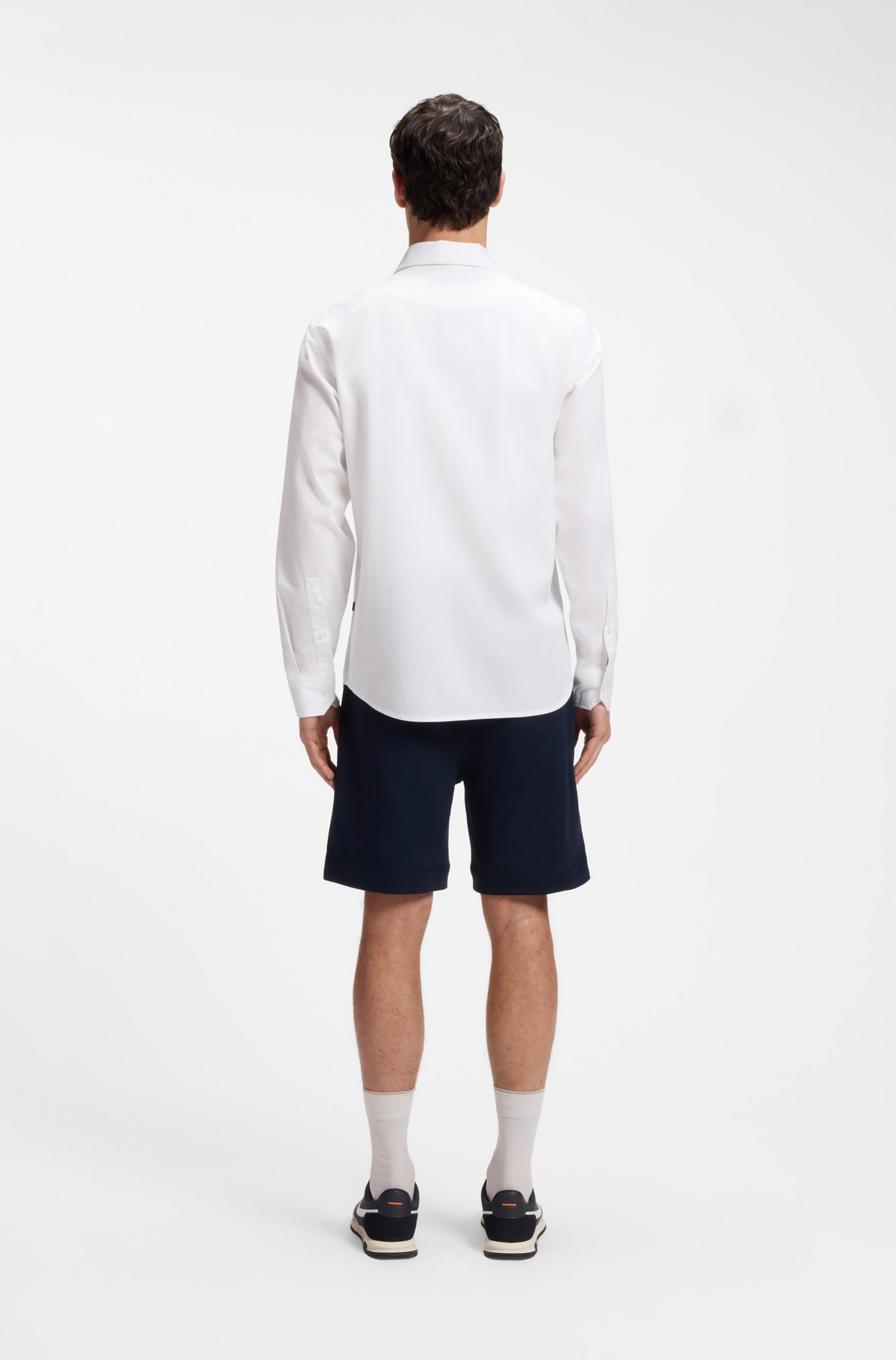 BOSS ORANGE Langarmhemd »Ricoplus M« Button-down-Kragen, Regular Fit, reine Baumwolle