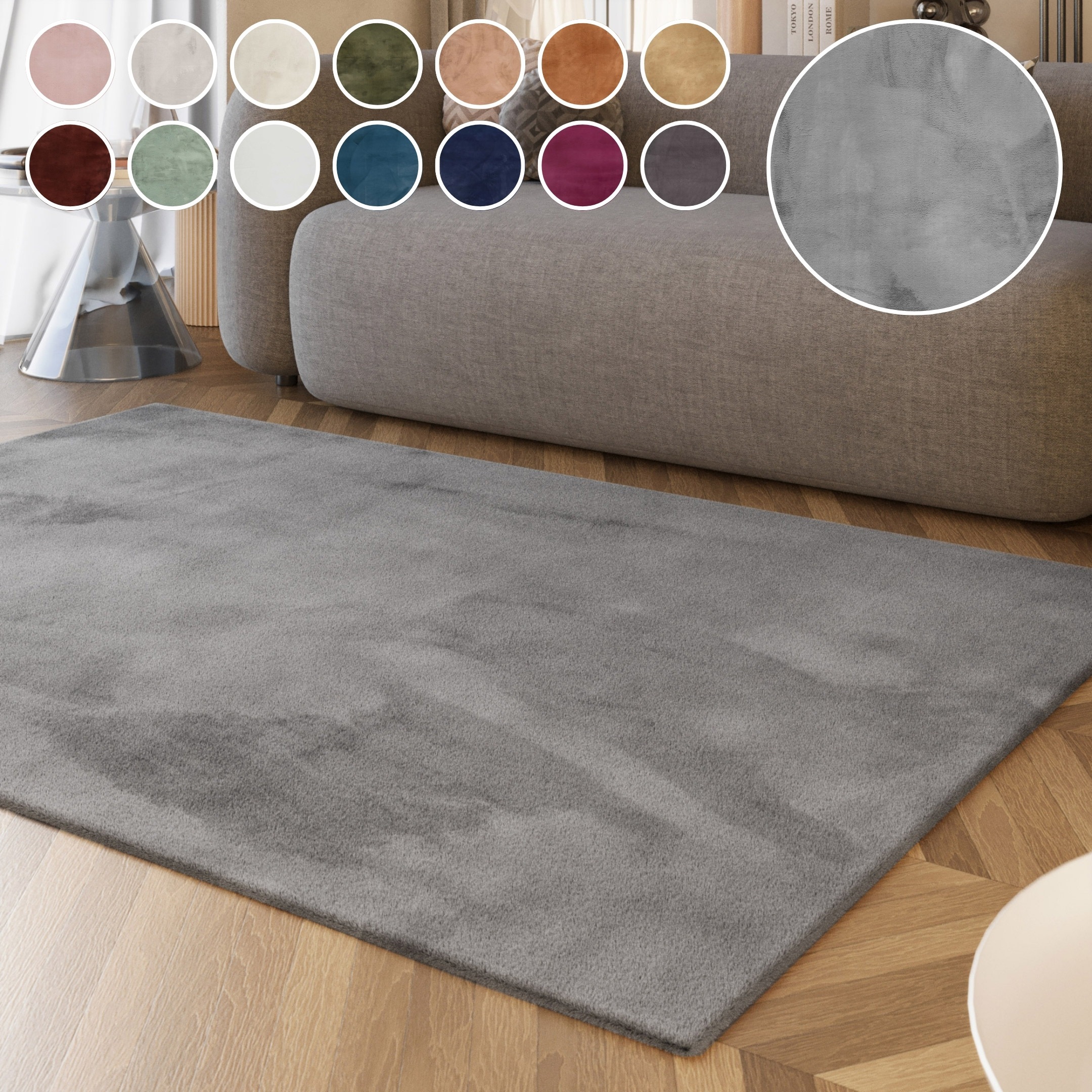 Esprit Hochflor-Teppich »Alice ESP-4377, Kunstfell«, rechteckig, 25 mm Höhe günstig online kaufen