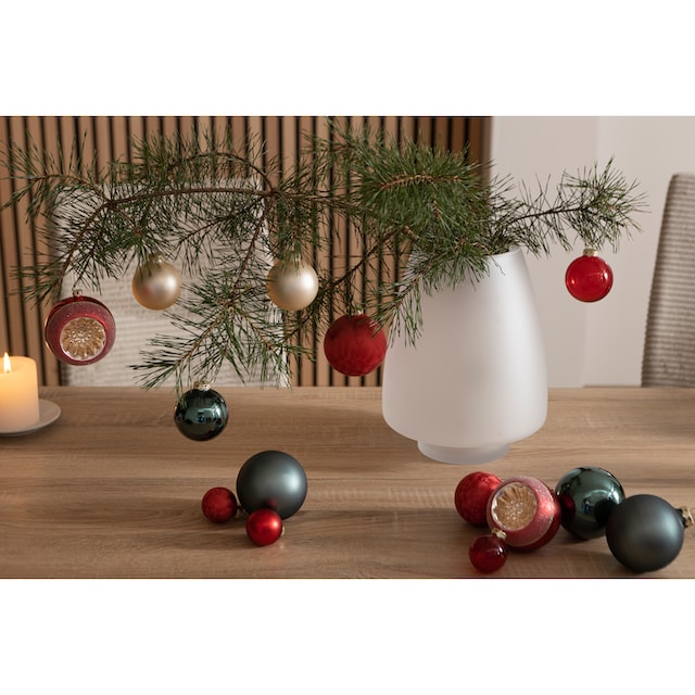 my home Weihnachtsbaumkugel »Reflexkugel Béla, Advent, Weihnachtsdeko«,  (Set, 3 St.), Christbaumschmuck aus Glas, Christbaumkugeln, Ø 8 cm online  bestellen