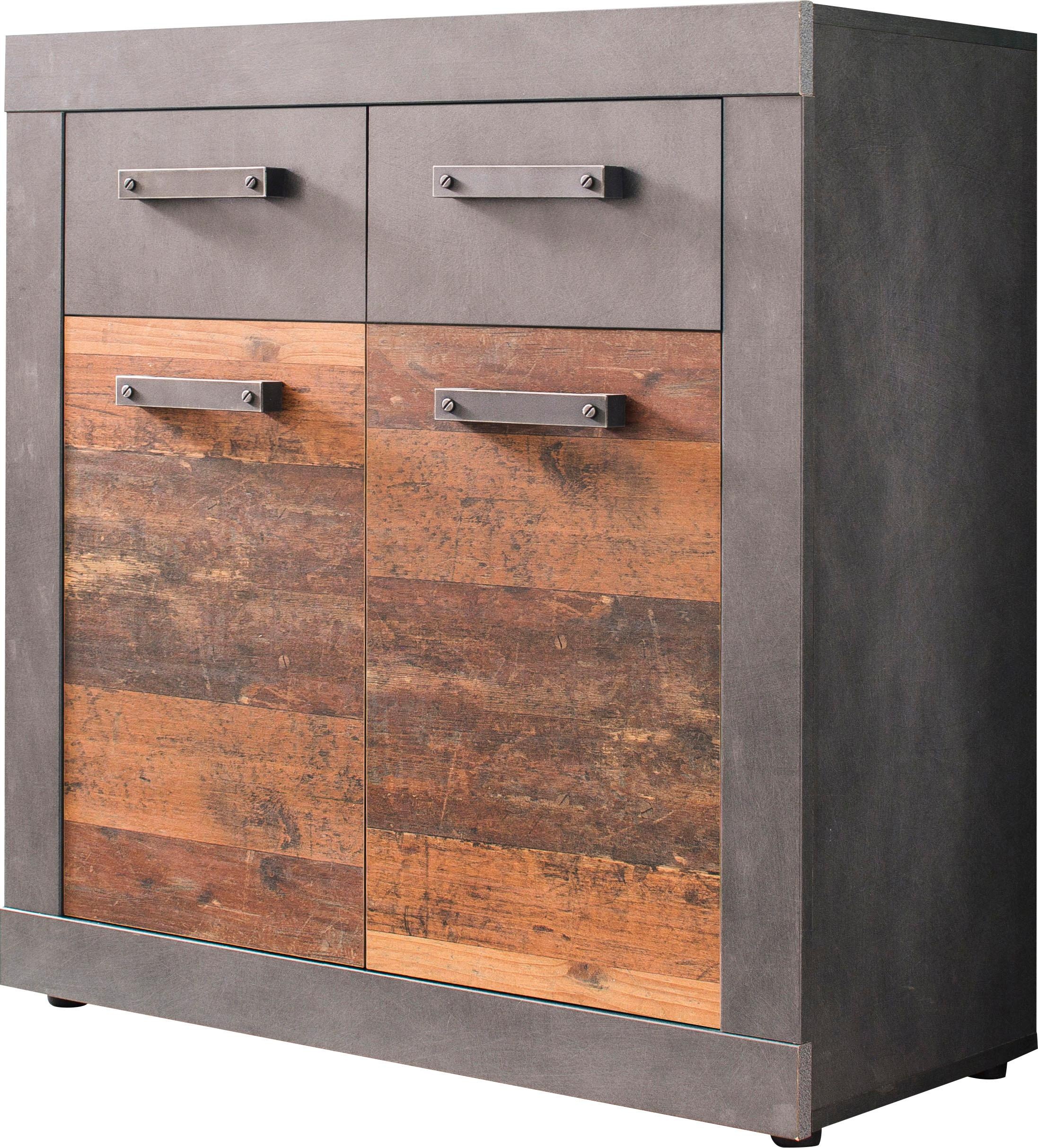 INOSIGN Kommode »Ilana« Kommode mit 2 Türen & 2 Schubladen - (B/T/H) 82/37/ günstig online kaufen