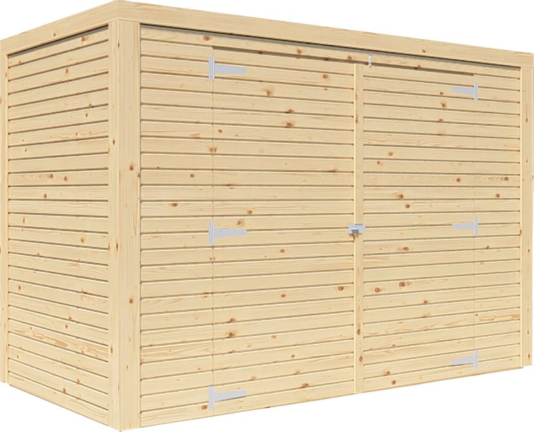 Fahrradbox »Bike Box«, (Komplett-Set), aus Fichte, BxTxH: 207x103x143 cm