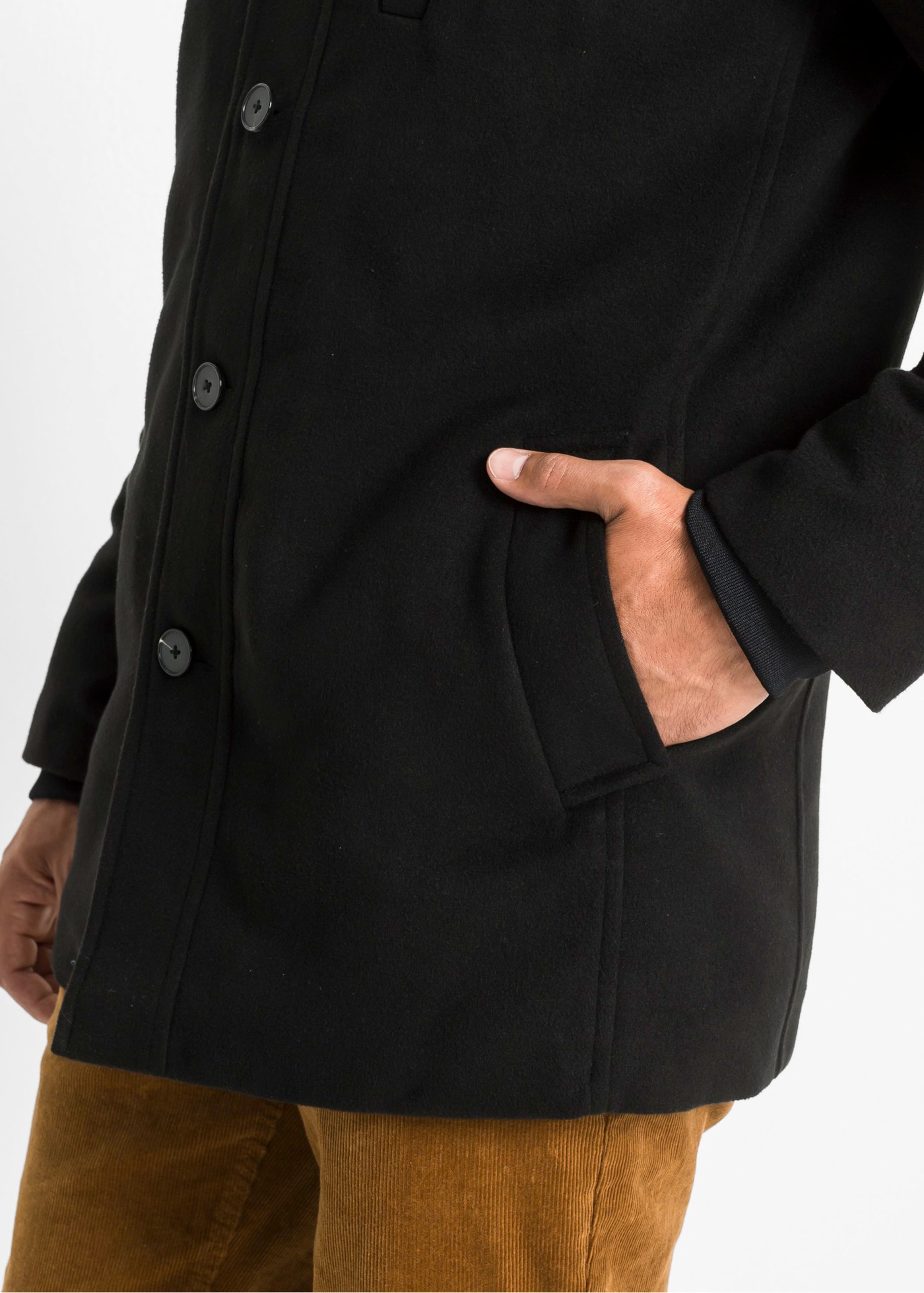 bonprix Outdoorjacke sportive, festliche Ausrichtung, Regular Fit, mit Stehkragen