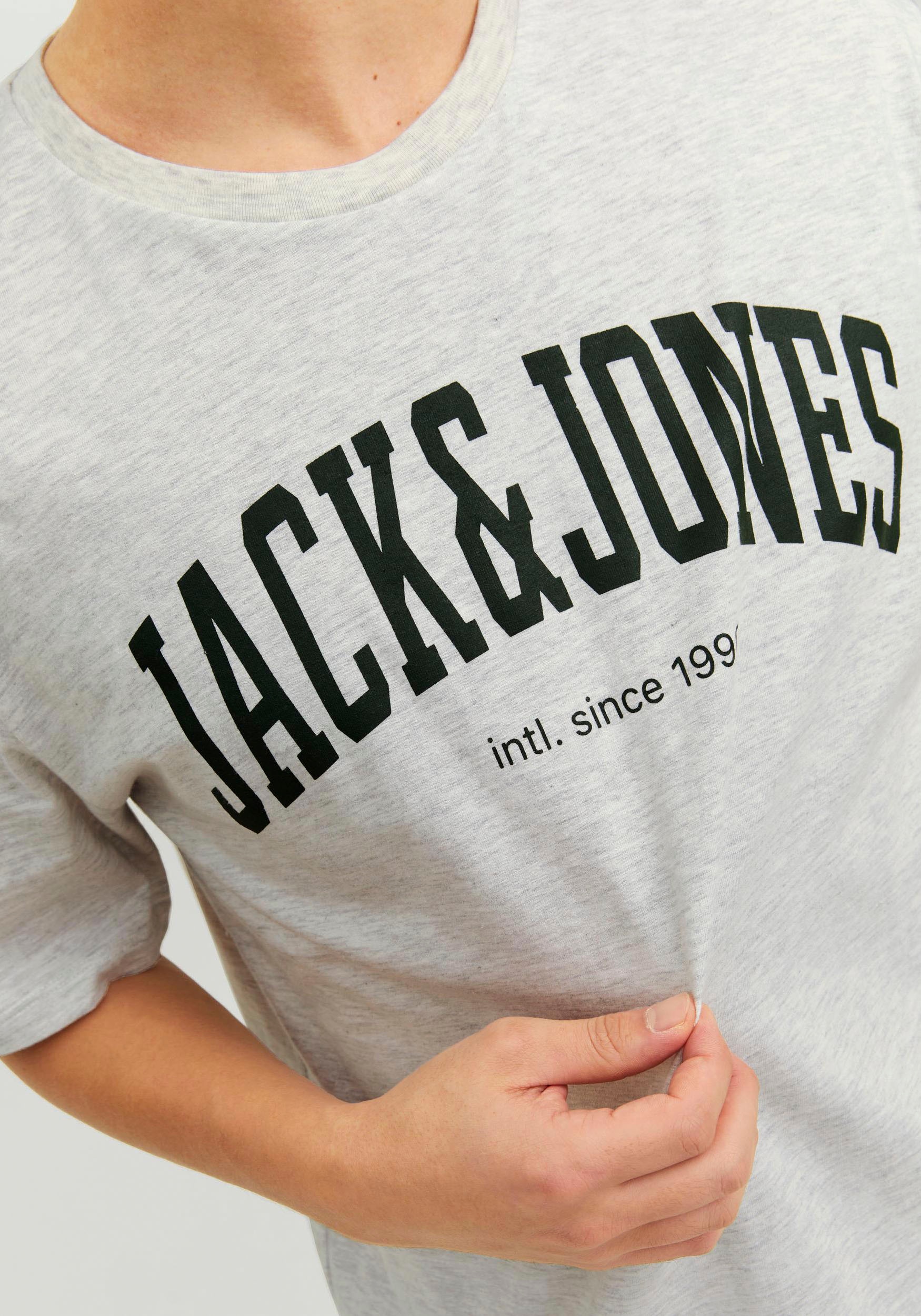 Jack & Jones Rundhalsshirt »JJEJOSH TEE SS CREW NECK NOOS«
