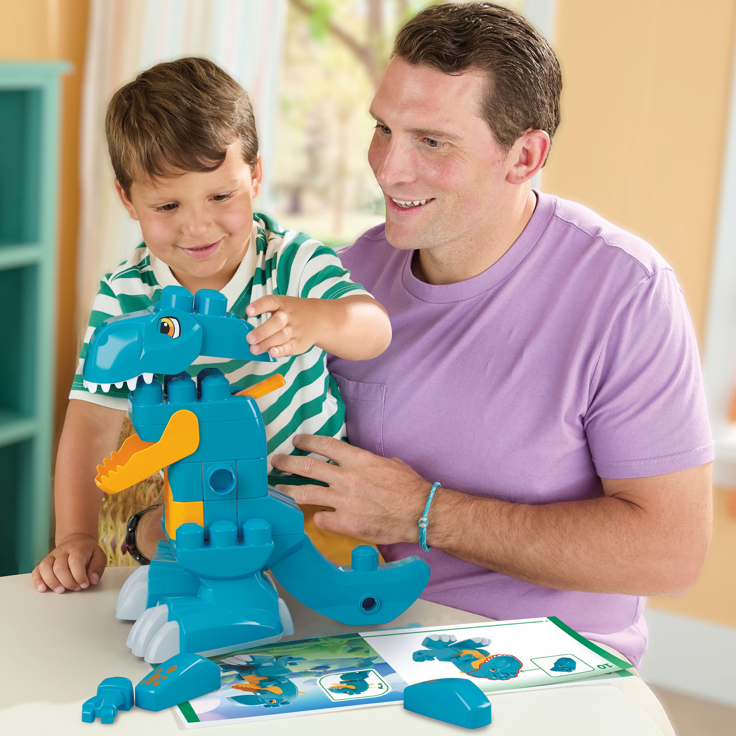MEGA BLOKS Spielbausteine »MEGA BLOKS Bau- und Beiß-Dino«