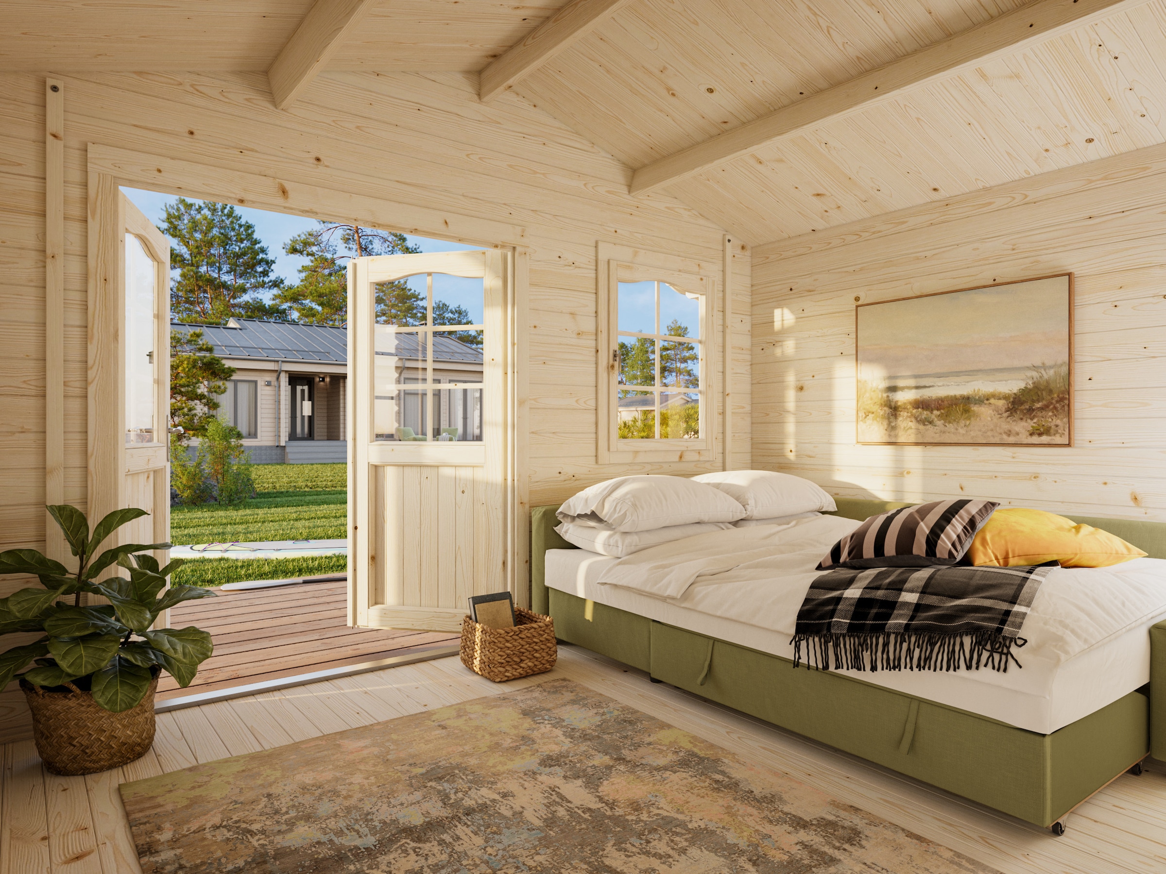 Palmako Gartenhaus »Emma« verschiedene Farben