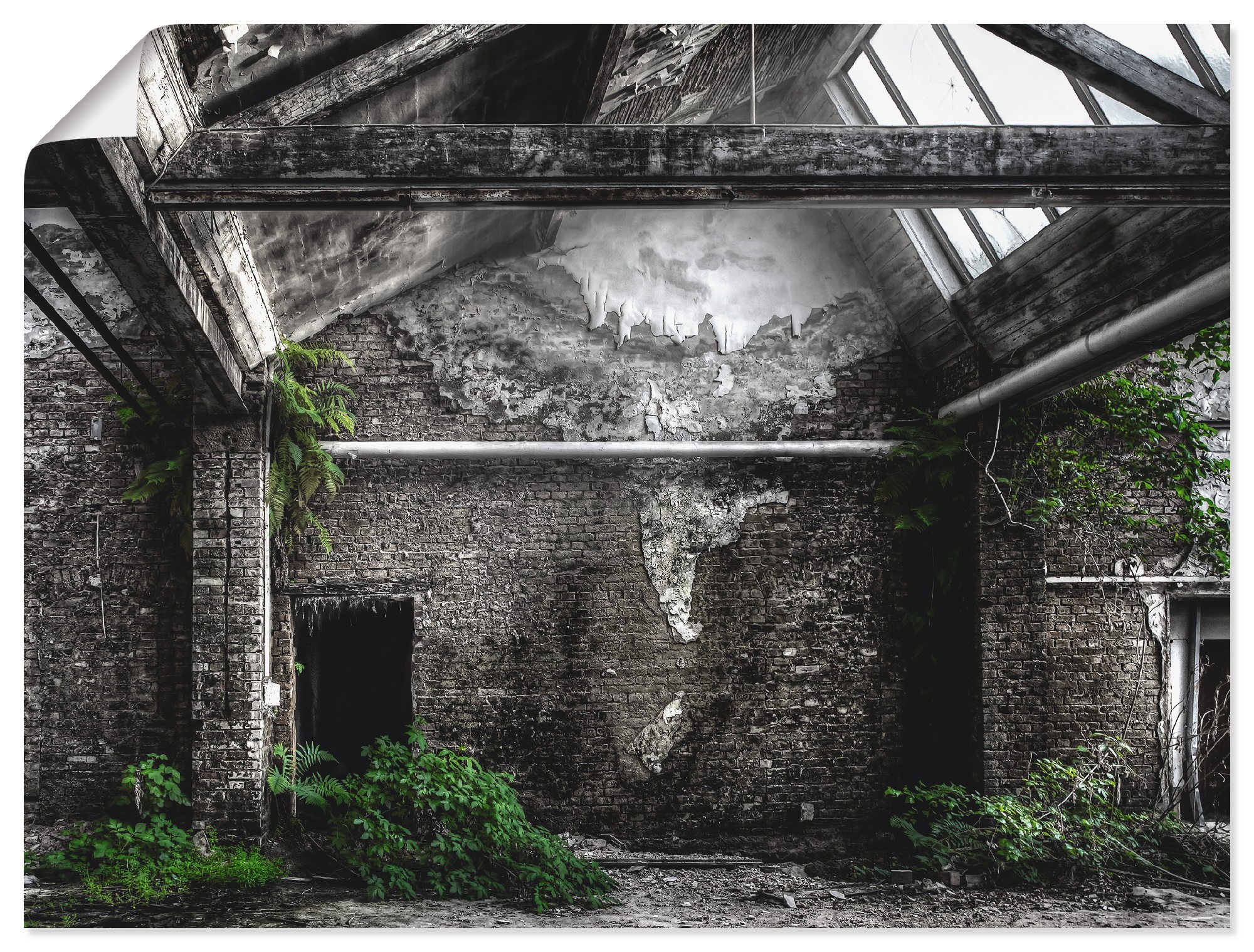 Artland Wandbild »Lost Place - alte Fabrik« Architektonische Elemente 1 Stk günstig online kaufen