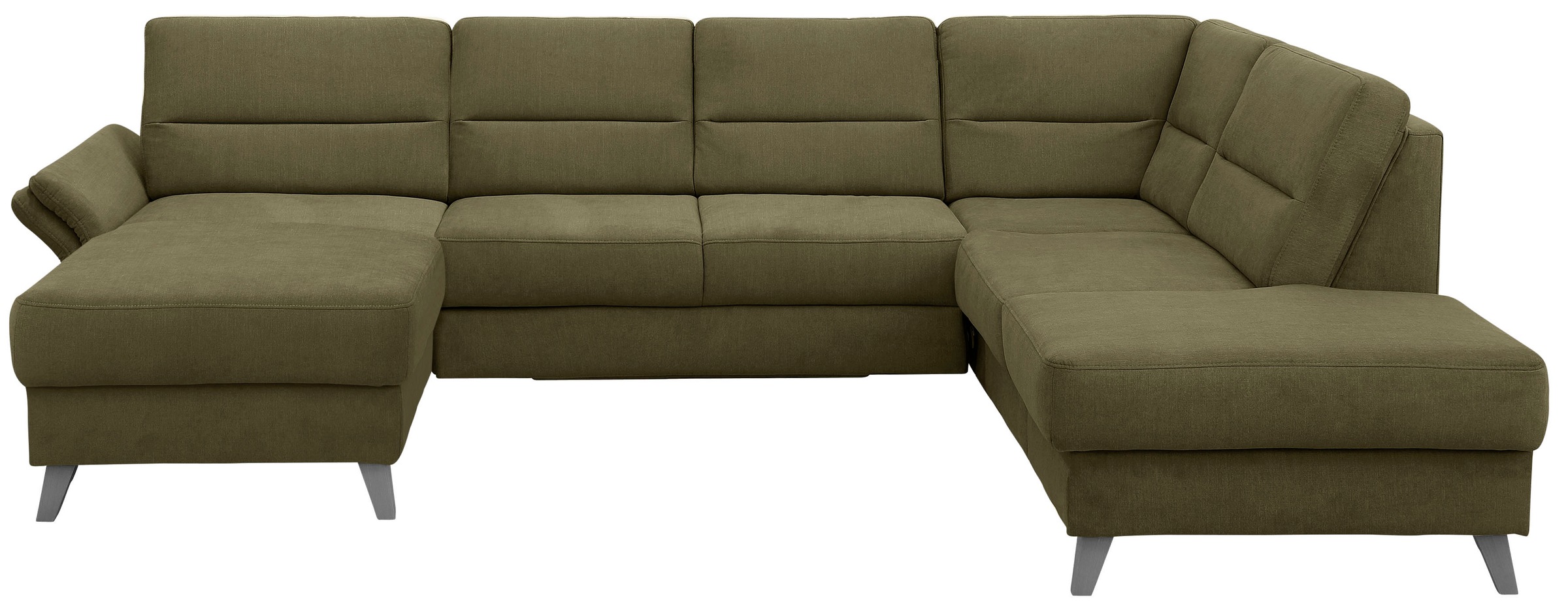 Home affaire Wohnlandschaft »Westerland U-Form« Federkern, wahlweise Bettfu günstig online kaufen