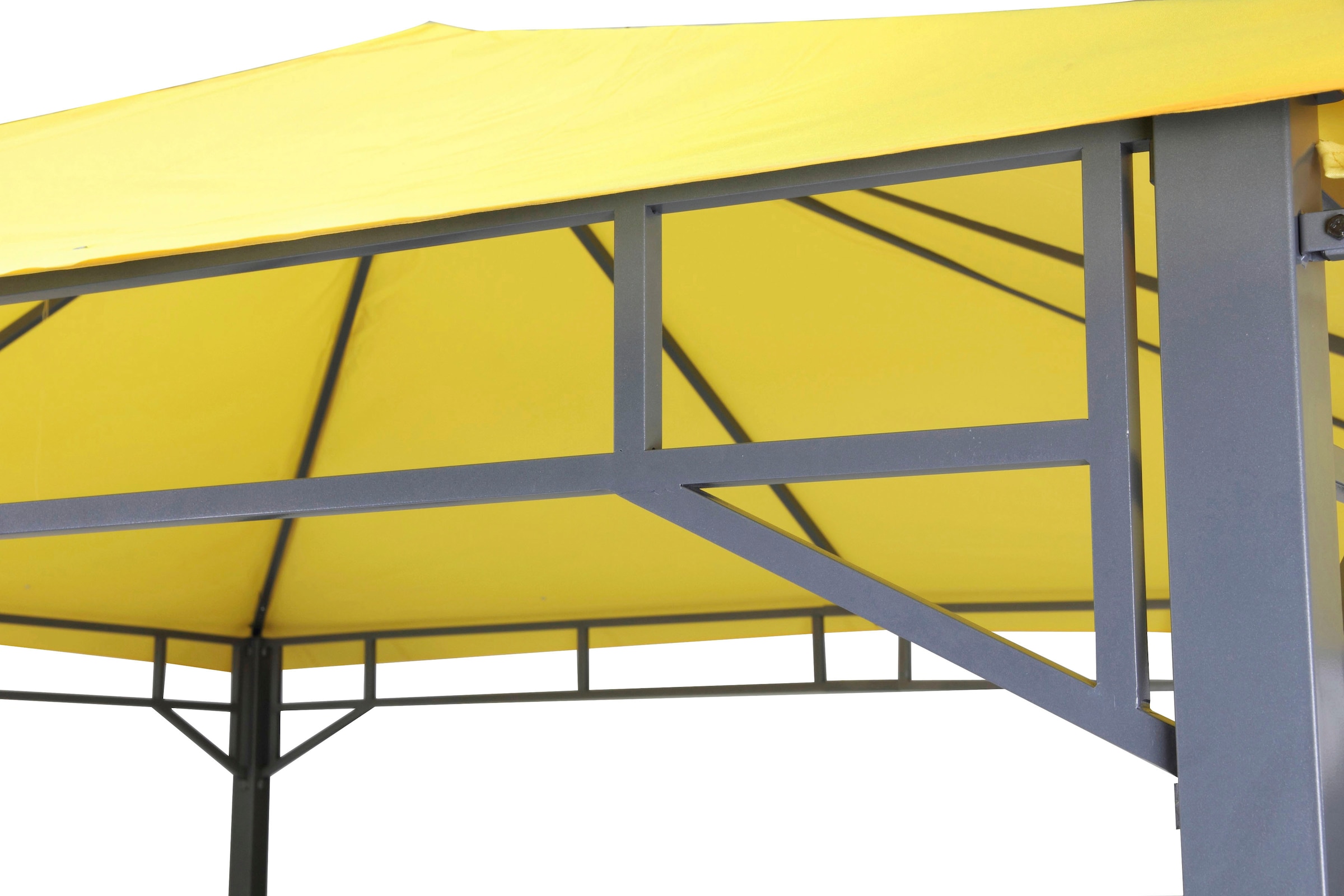 Tepro Pavillon »Lehua«, (Set, inkl. Ersatzdach), BxTxH: 330x330x285 cm, Seitenteil als Markise ausklappbar