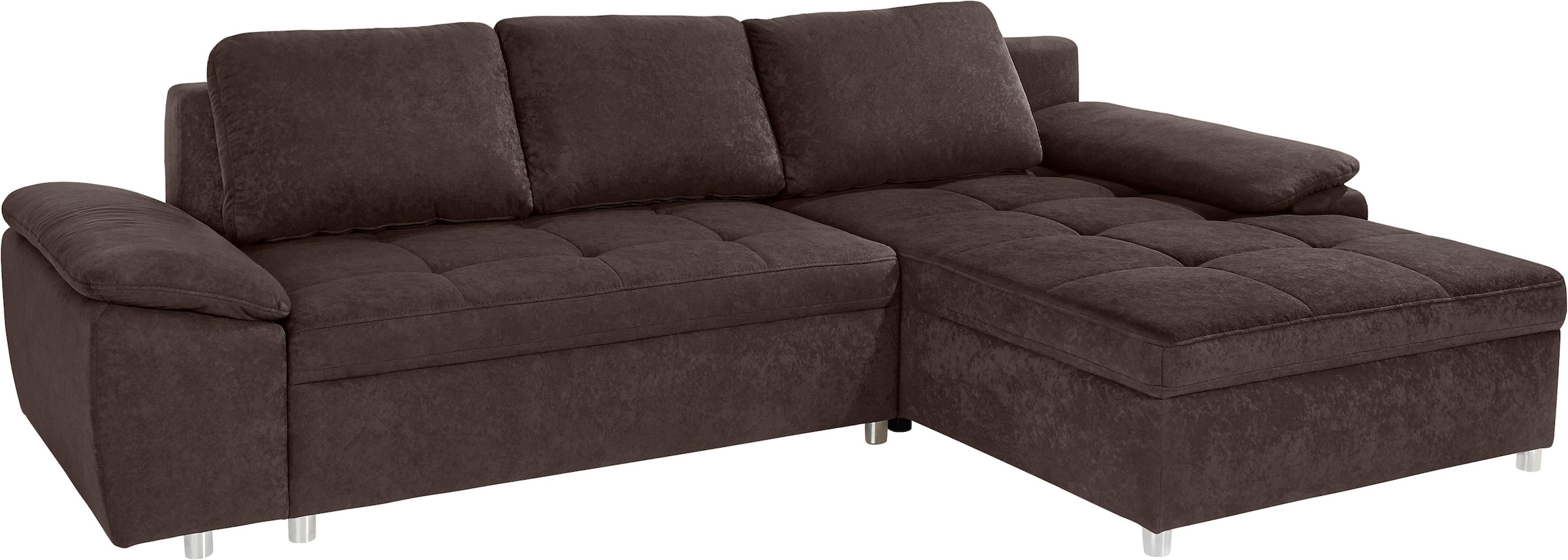 sit&more Ecksofa »Labene L-Form«, wahlweise mit Bettfunktion und Bettkasten, auch als XXL-Variante
