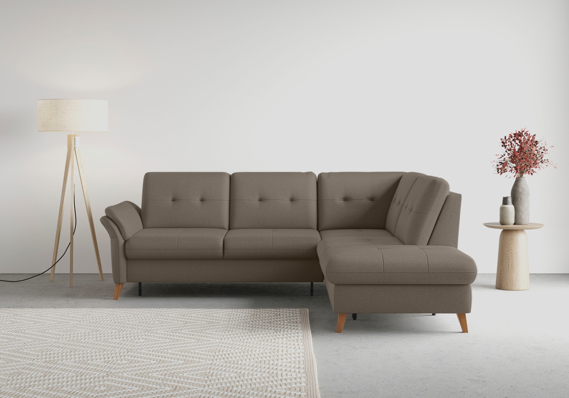 sit&more Ecksofa »Göteborg« inkl. Sitztiefenverstellung, wahlweise mit Bett günstig online kaufen