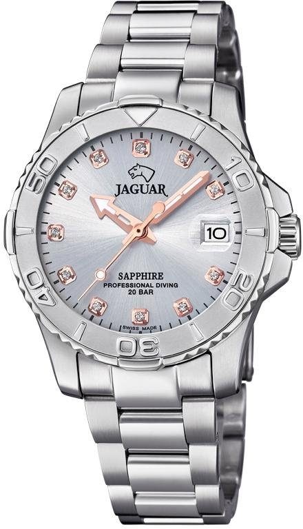 Jaguar Quarzuhr »Executive Diver, J870/2«, Armbanduhr, Damenuhr, Saphirglas, Swiss Made