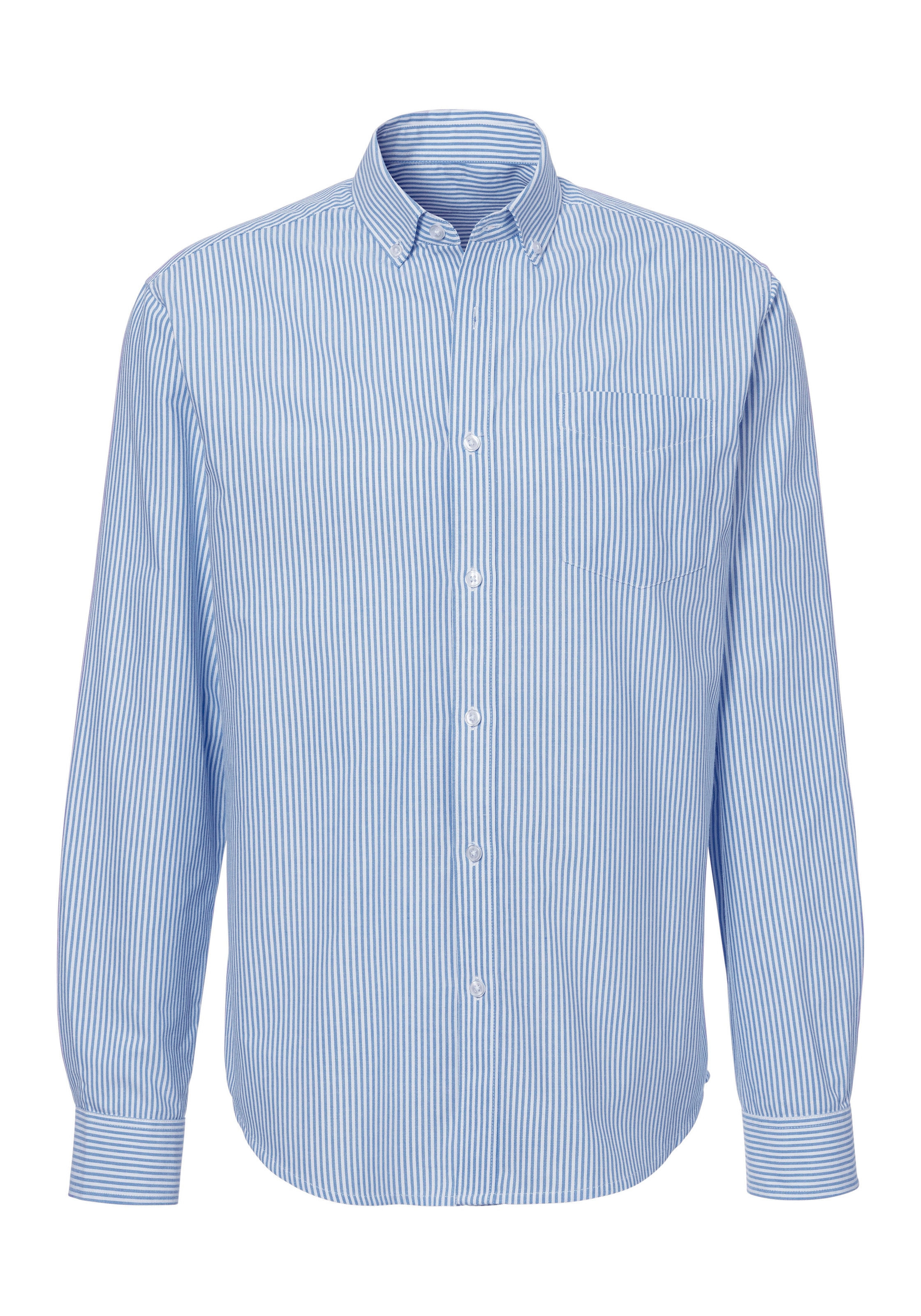 H.I.S Langarmhemd »Regular-fit«, Oxfordhemd langarm mit Button-down-Kragen aus reiner Baumwolle