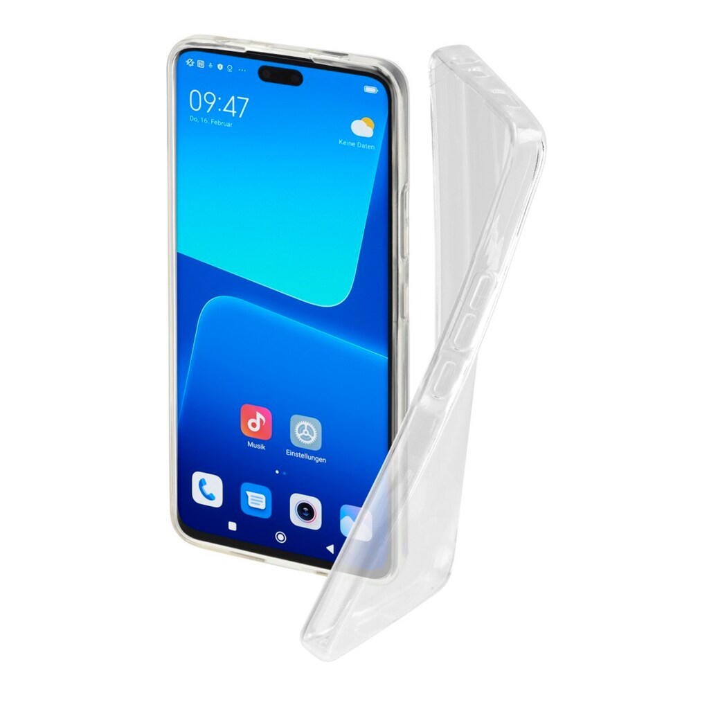 Hama Smartphone-Hülle »Cover für Xiaomi 13 Lite 5G, transparent, leicht und flexibel«