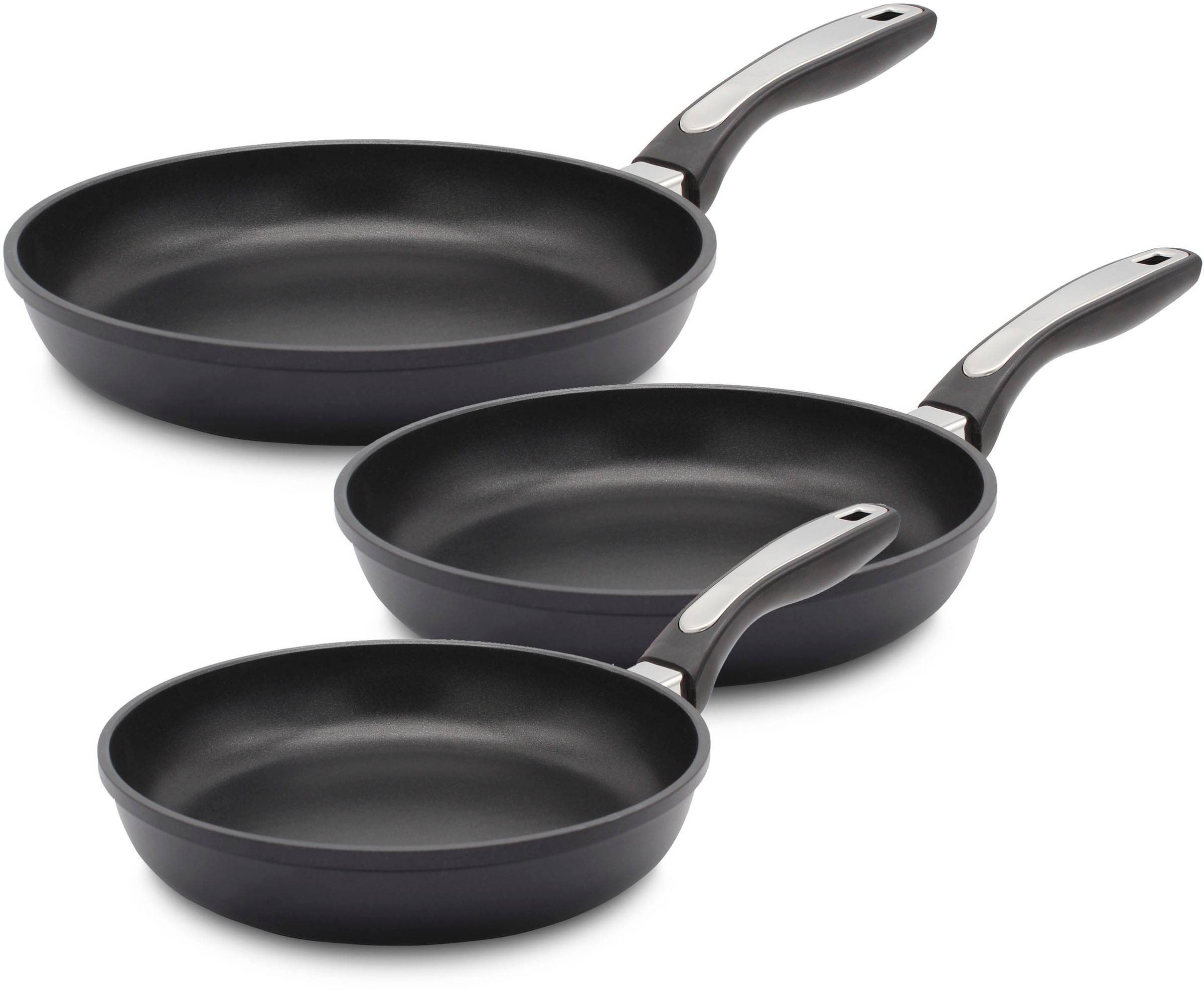 Krüger Pfannen-Set »Delta« Aluminiumguss Set, 3 Stk. tlg. Ø 20/24/28 cm, In günstig online kaufen