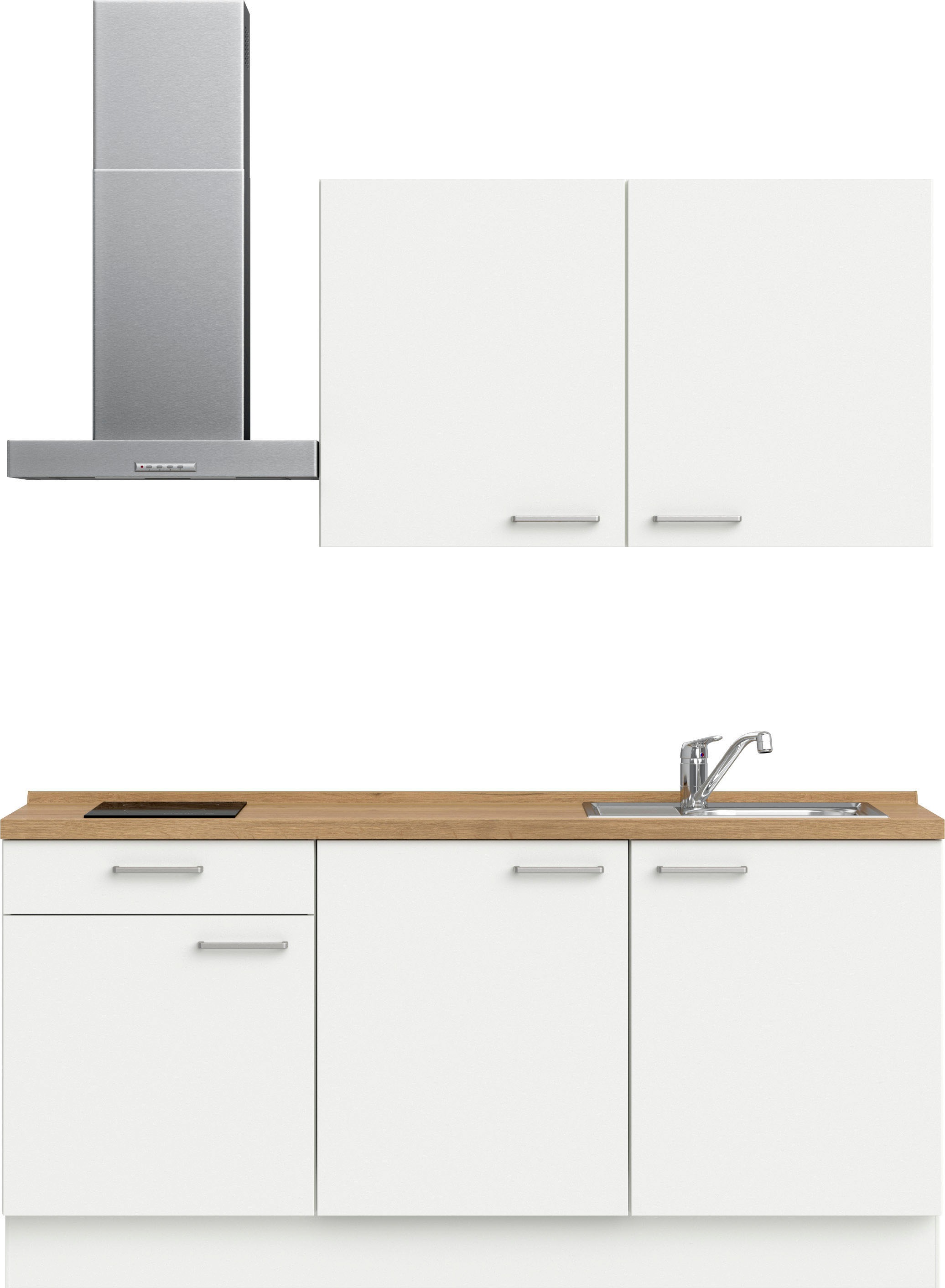 nobilia® Küchenzeile »"Touch I"«, vormontiert, Ausrichtung wählbar, Breite 180 cm, wahlw. mit E-Geräten