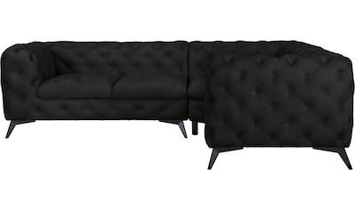 Chesterfield-Sofa »Glynis«, aufwändige Knopfheftung, moderne Chesterfield Optik,...