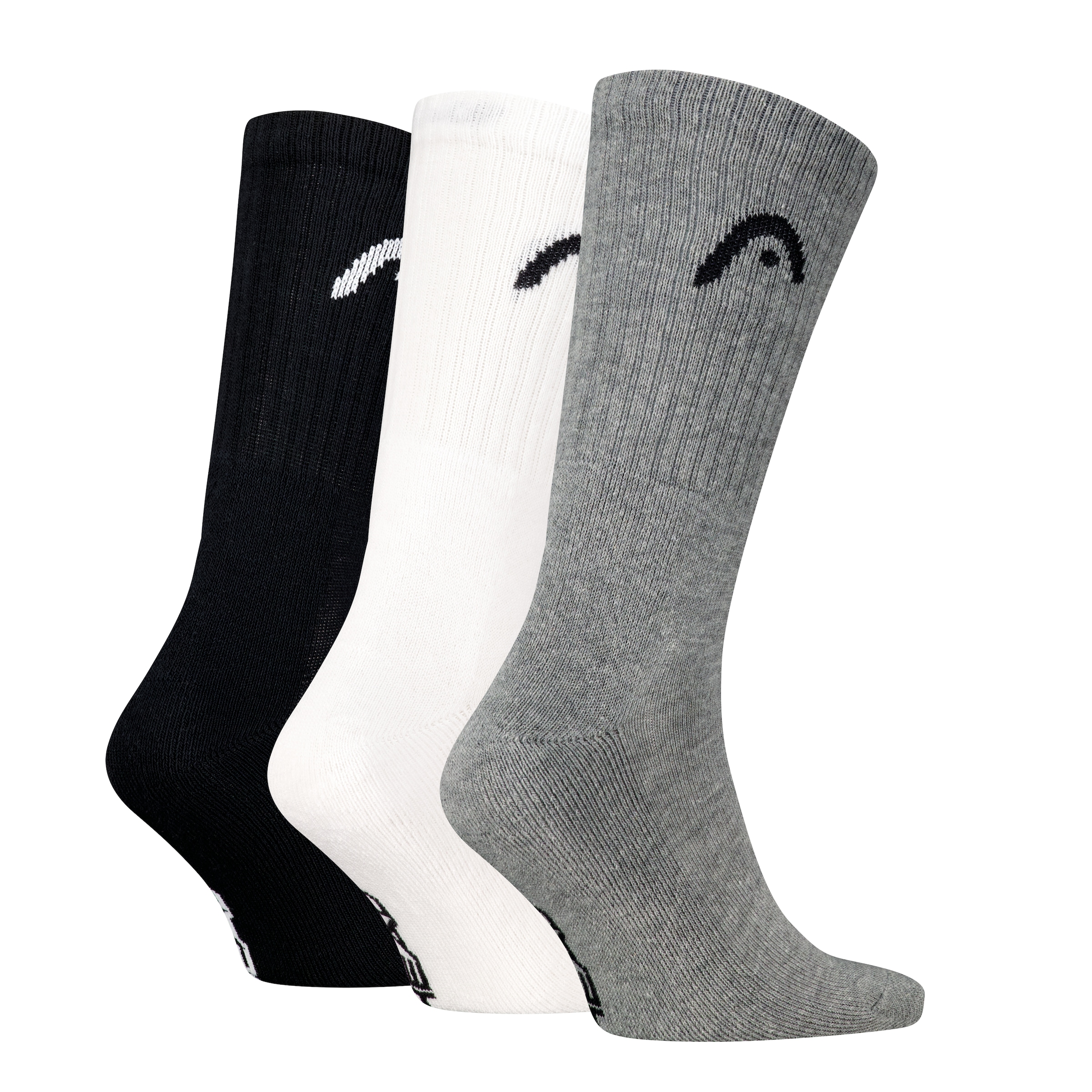 Head Tennissocken »HEAD ALL SPORTS TRAINING CREW« 3 Paar,  mit gepolsterter Sohle für Dämpfung und zusätzlichen Komfort