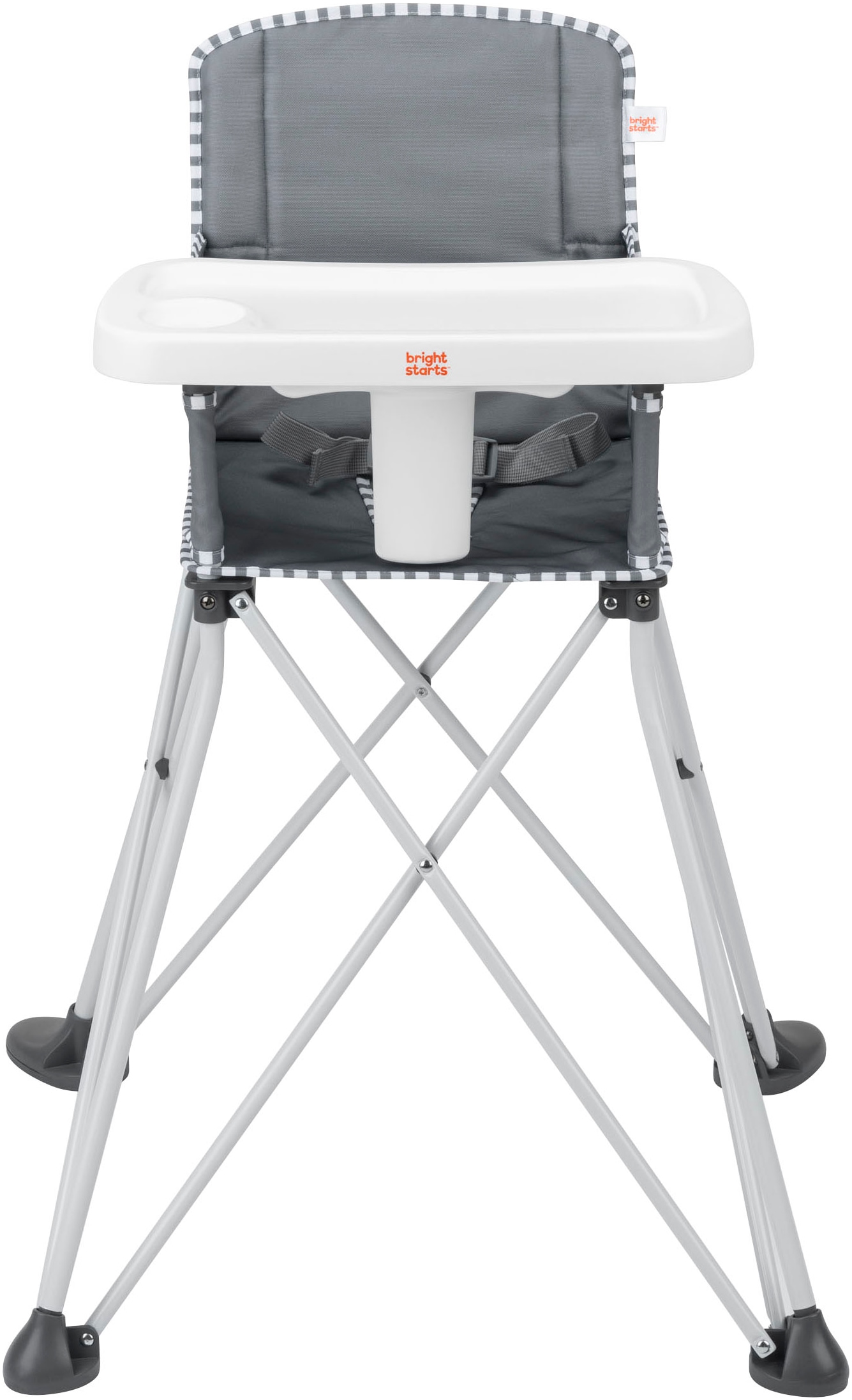 ingenuity Hochstuhl »Pop ‘N Dine Portable High Chair - Grau«, ideal für Unterwegs