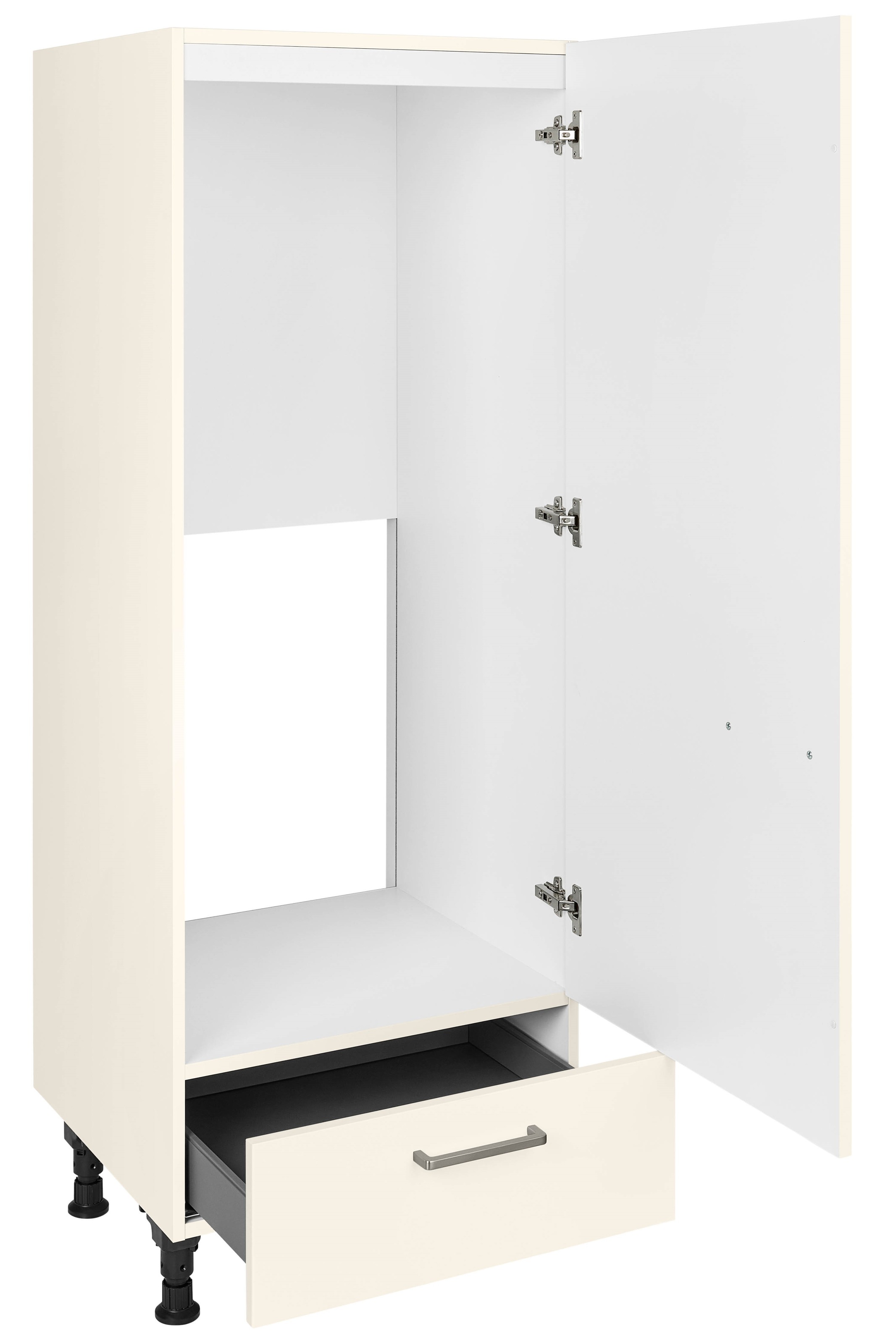 nobilia® Kühlumbauschrank »"Touch", Ausrichtung wählbar, mit Schubkasten,«, vormontiert, Breite/Höhe: 60/167,8 cm
