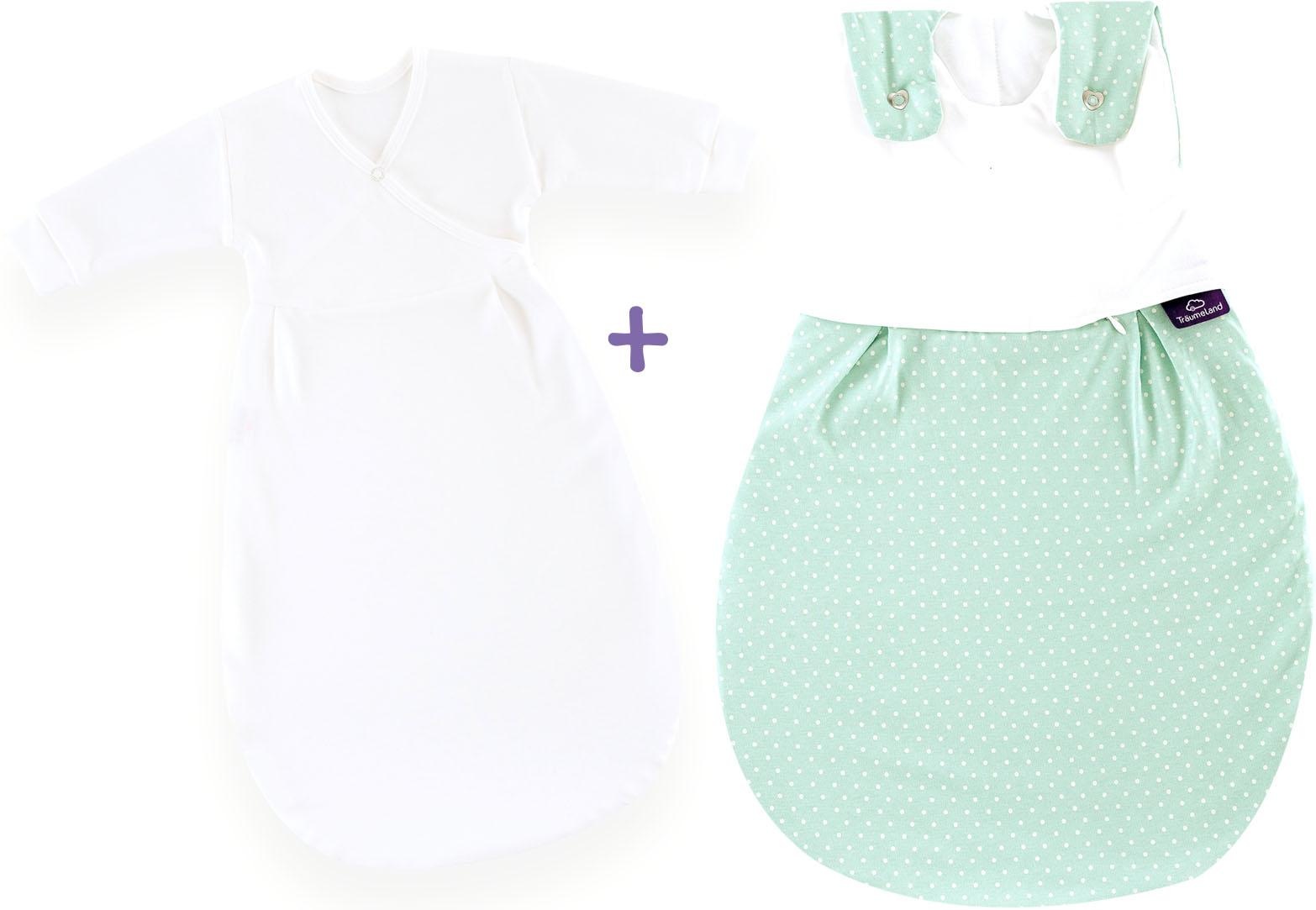 Träumeland Babyschlafsack »Set Pünktchen mint« günstig online kaufen