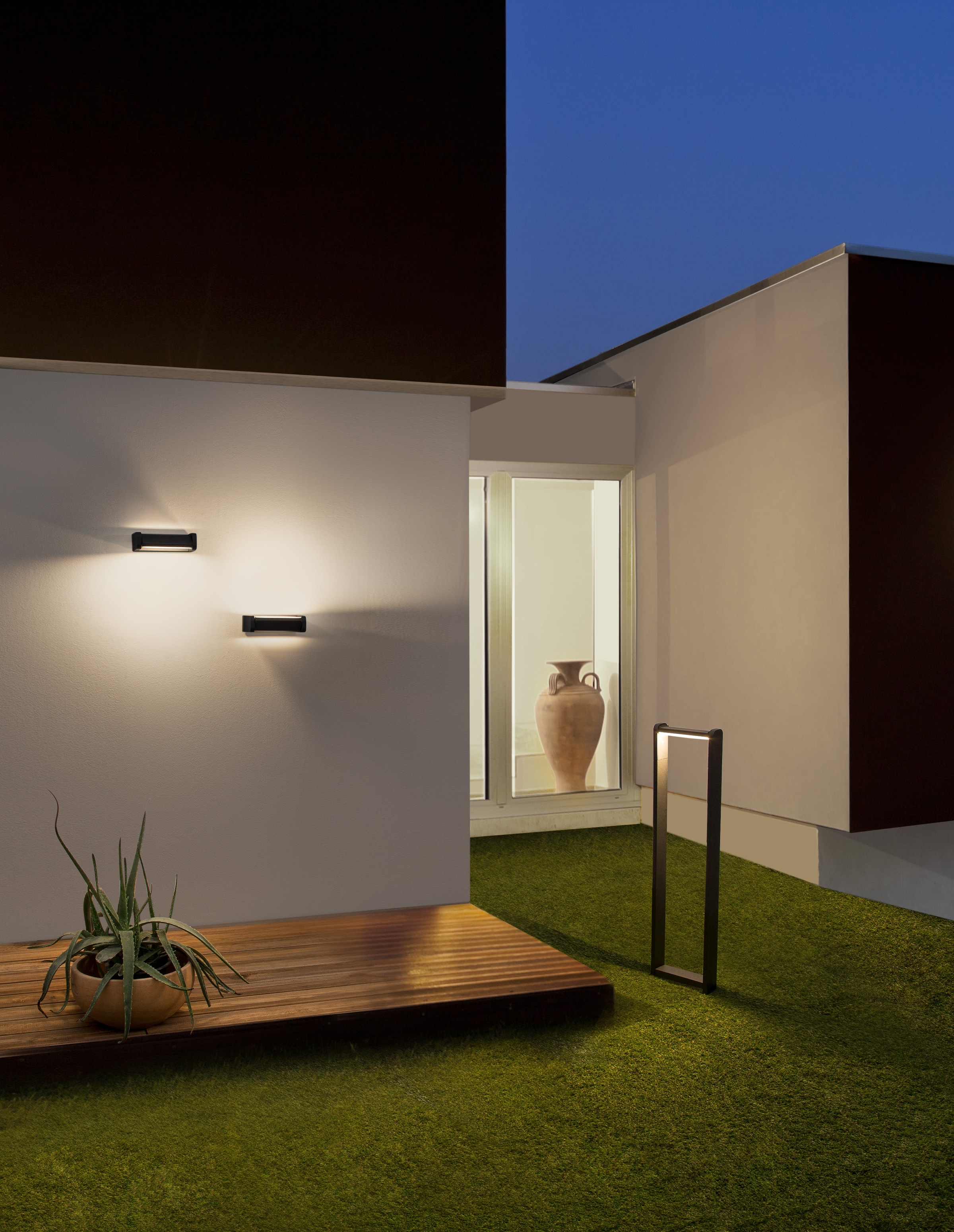 Nova Luce Außen-Wandleuchte »VOLVEL«, Einstellbar