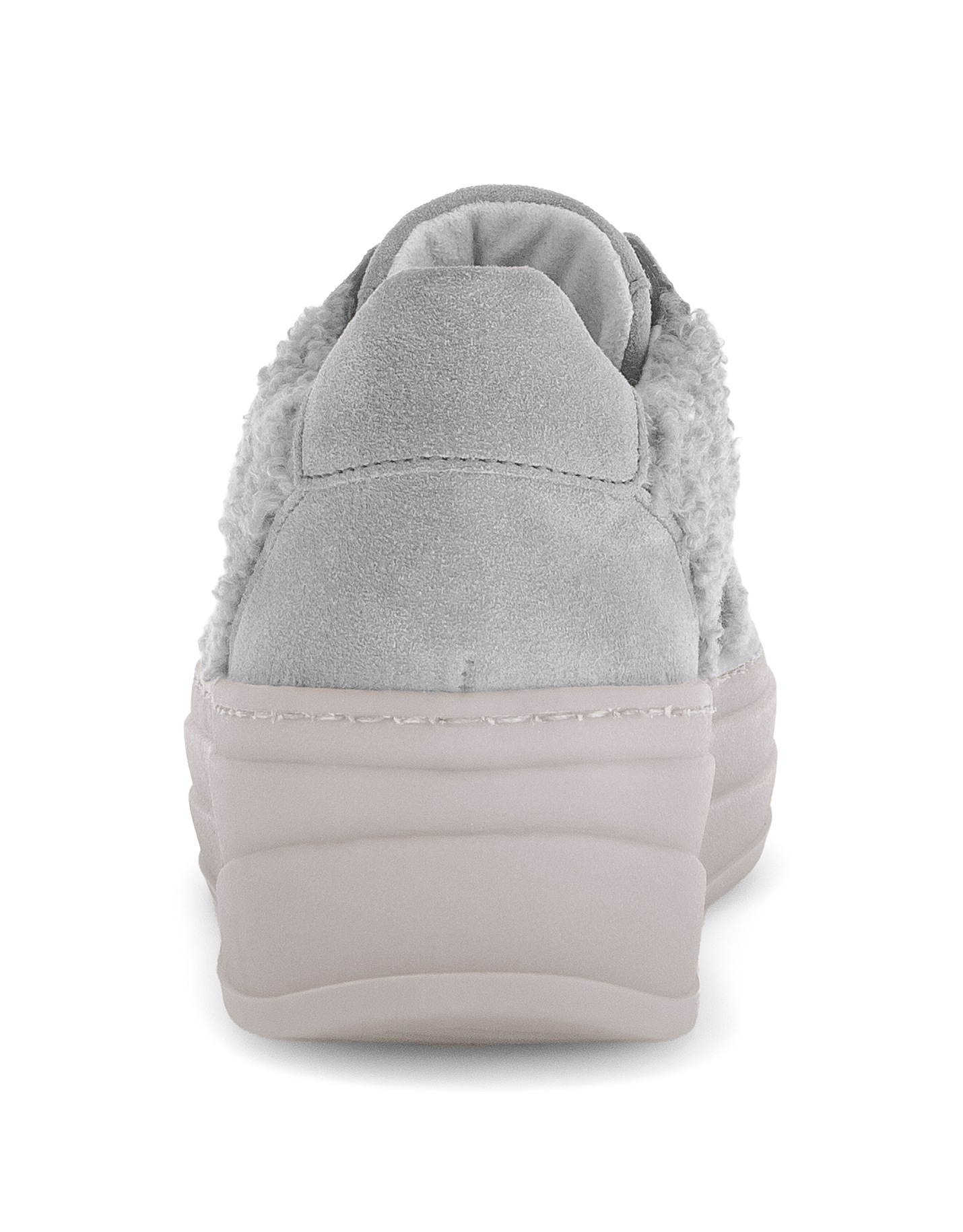 Gabor Plateausneaker, Freizeitschuh, Halbschuh, Schnürschuh in Teddy-Optik