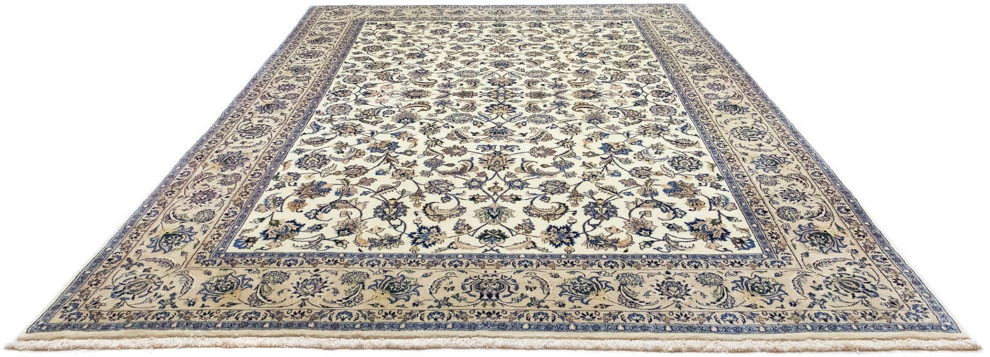 morgenland Wollteppich »Maschad Durchgemustert Beige chiaro 348 x 239 cm«, günstig online kaufen