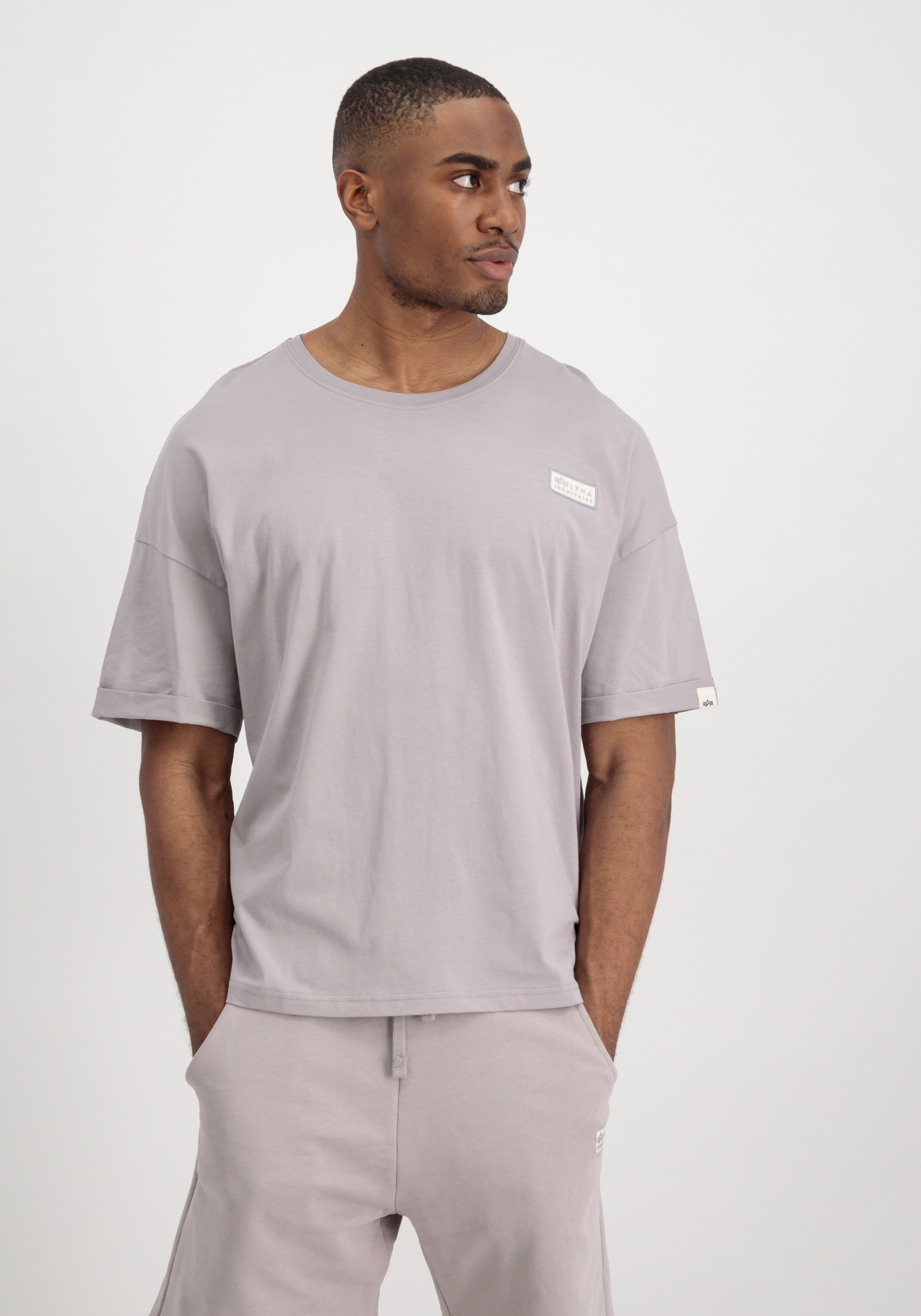 Alpha Industries T-Shirt »Alpha Industries Men - T-Shirts Organics OS Roll-Up T-Shirt«