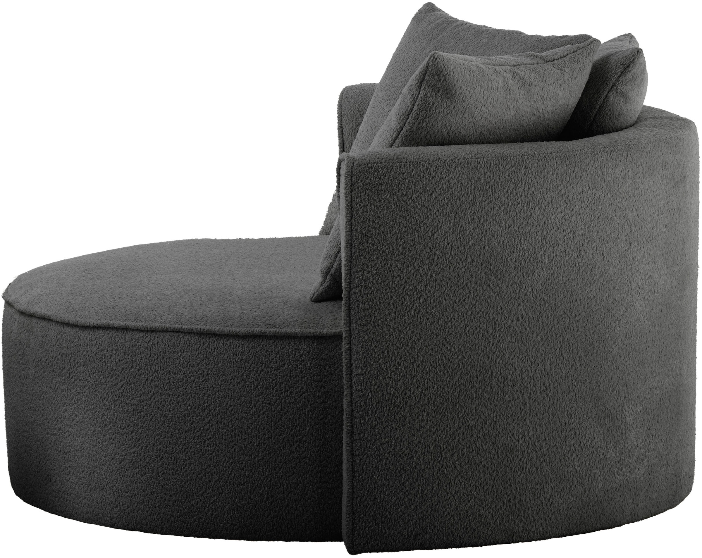 LeGer Home by Lena Gercke XXL-Sessel »Isalie, Sessel in modernen Farben, Lesesessel, Loveseat, Big-Sessel«, trendige Stoffe, mit 3 Zierkissen, große Sitzfläche, Hocker optional